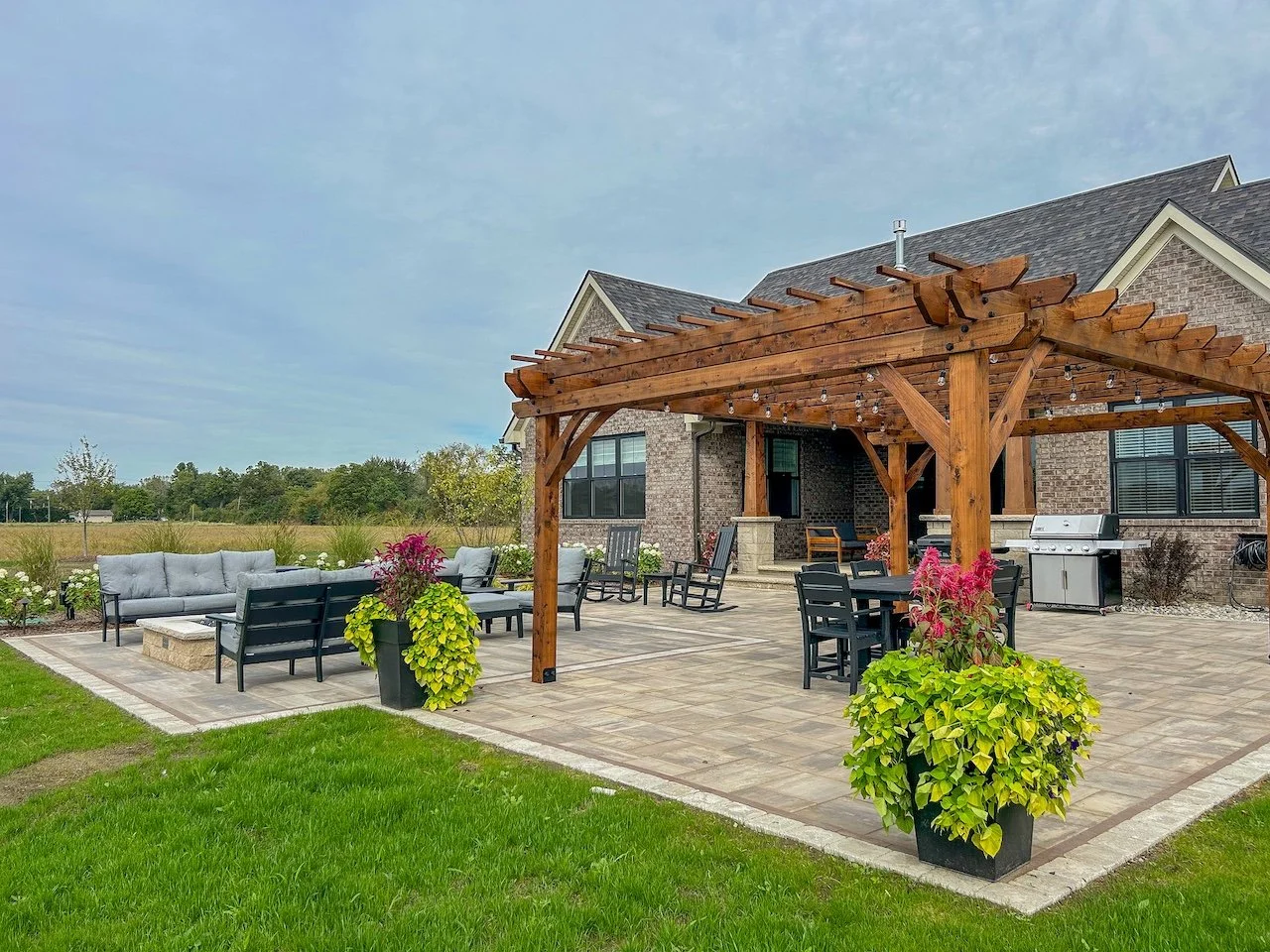 Landscape design consultation at residential property in Monroe MI