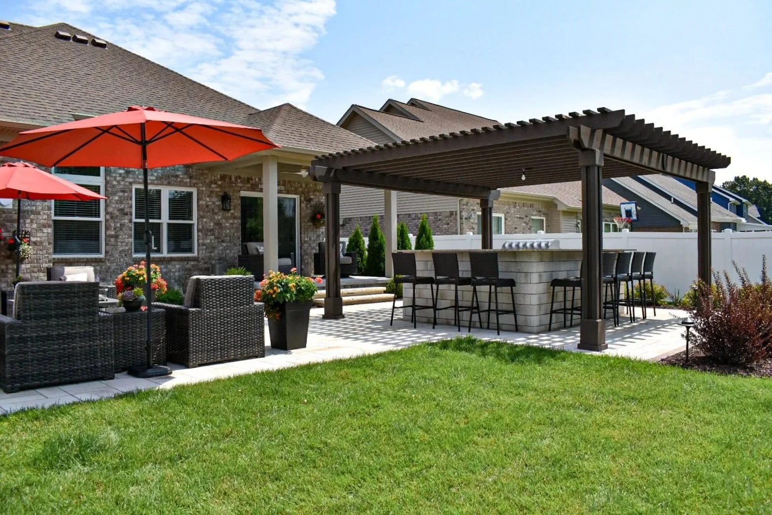 Connected outdoor living features — GLC Lawn & Landscape