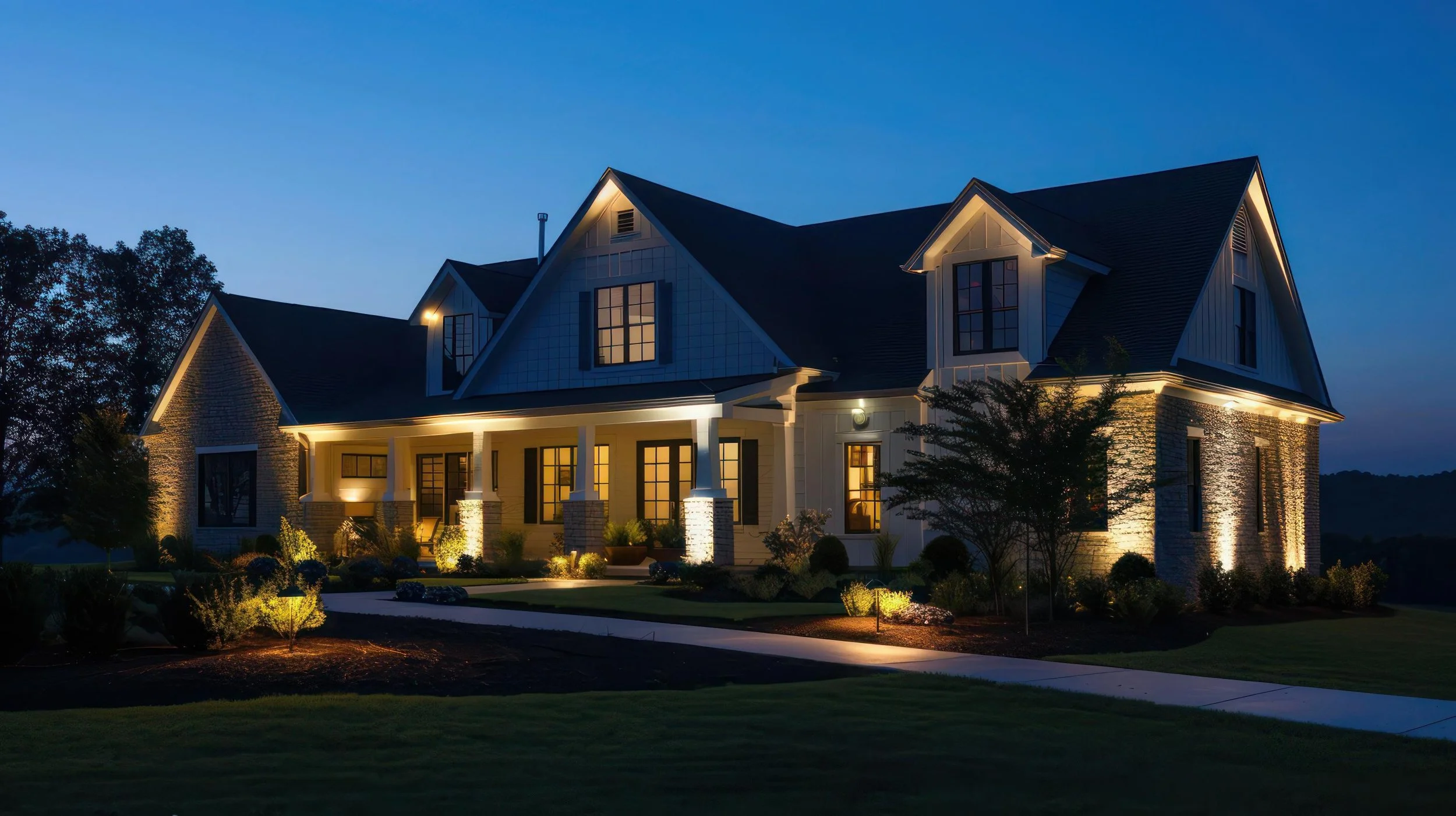 Landscape lighting — GLC Lawn & Landscape