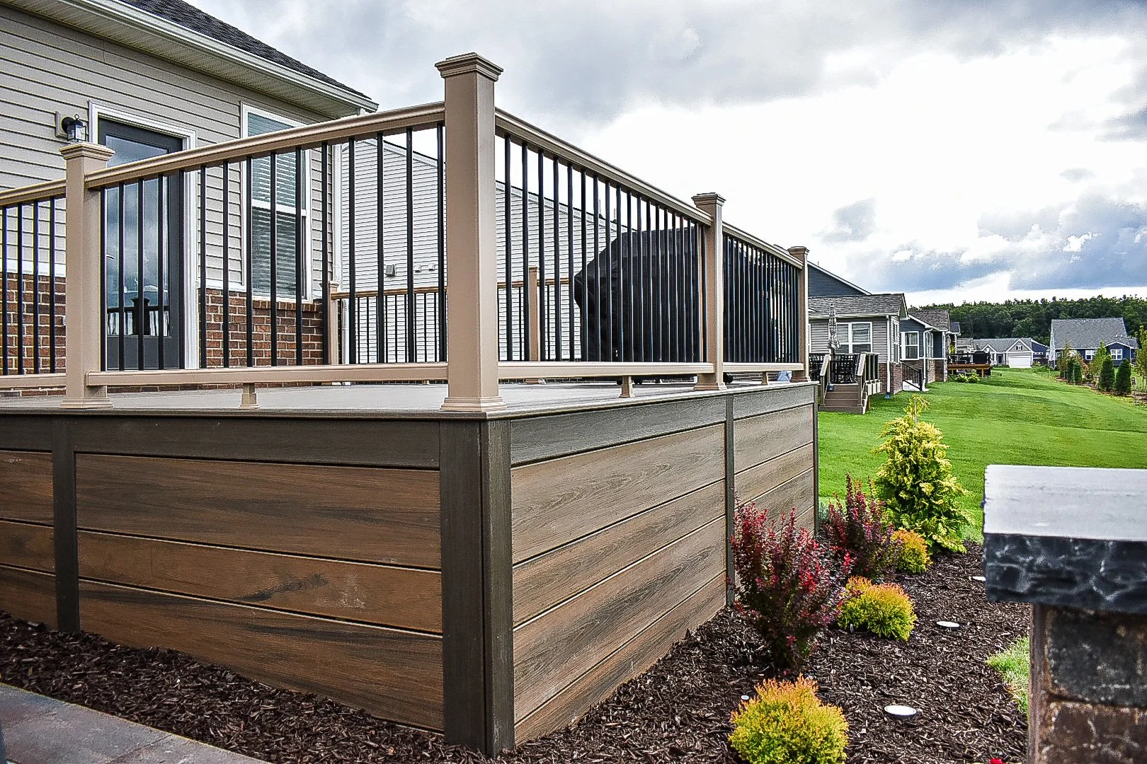 Complete outdoor living project featuring paver patio installation, retaining walls, and landscape enhancements — GLC Lawn & Landscape