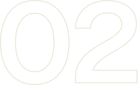 Number 02 in neon outline