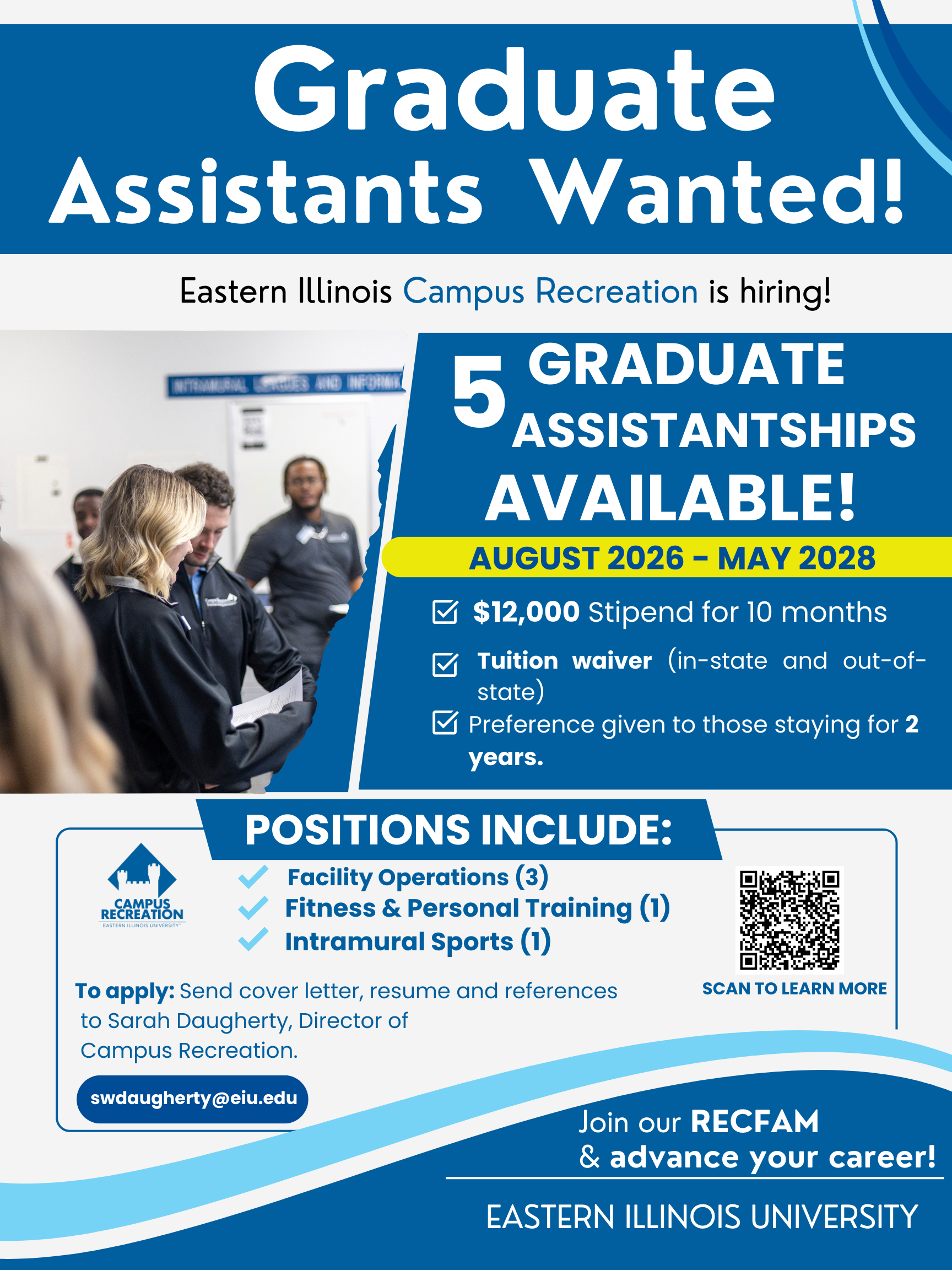 Blue and White Modern We Are Hiring Poster.PNG