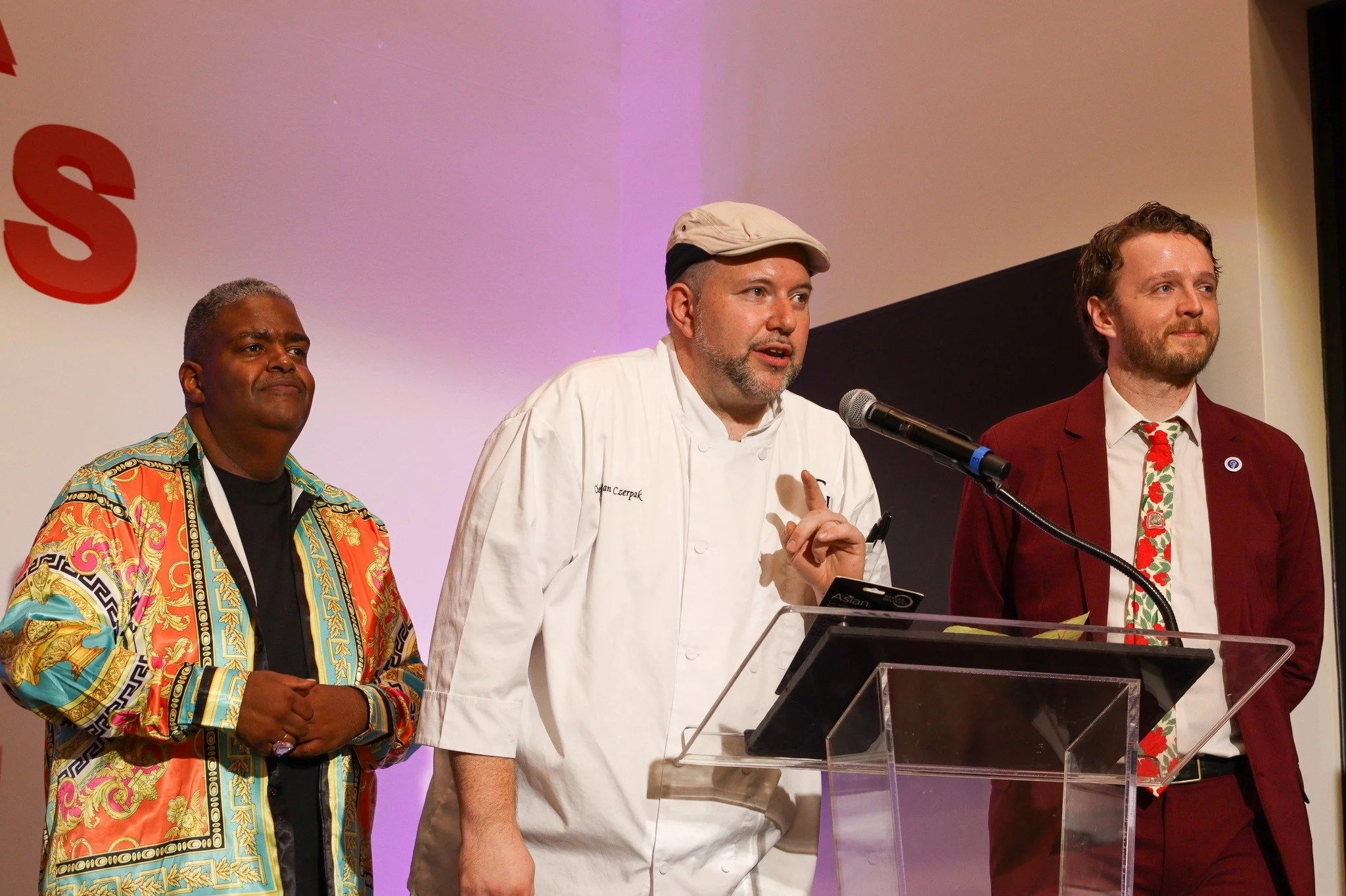 Speaking at the Jacques Pepin Birthday Gala