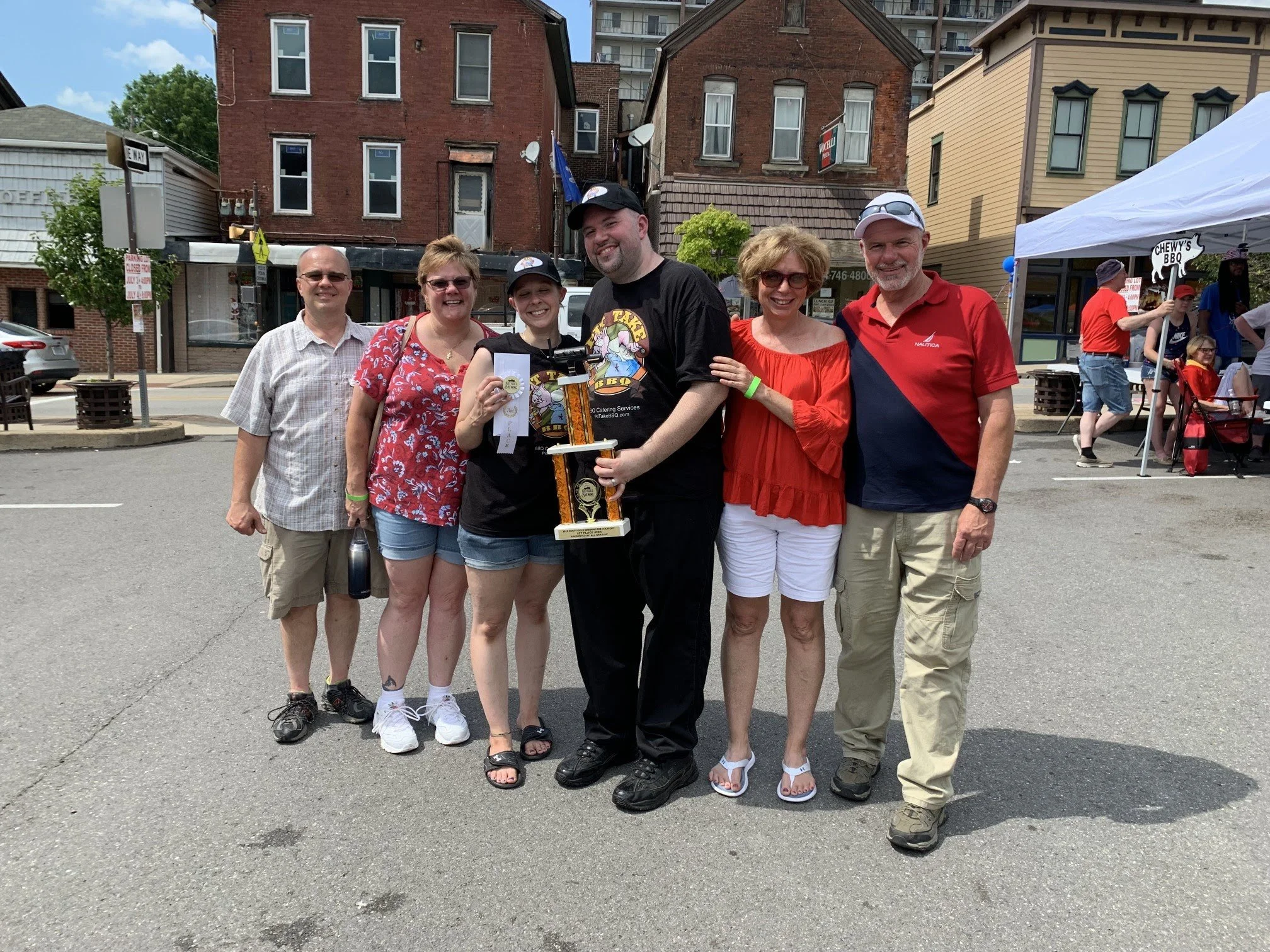 Taking home the Grand Championship at a Fundraising BBQ Competition in Cannonsburg