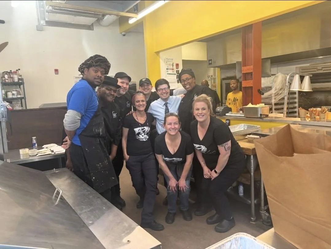 First Fish Fry of 2026; with the Mayor