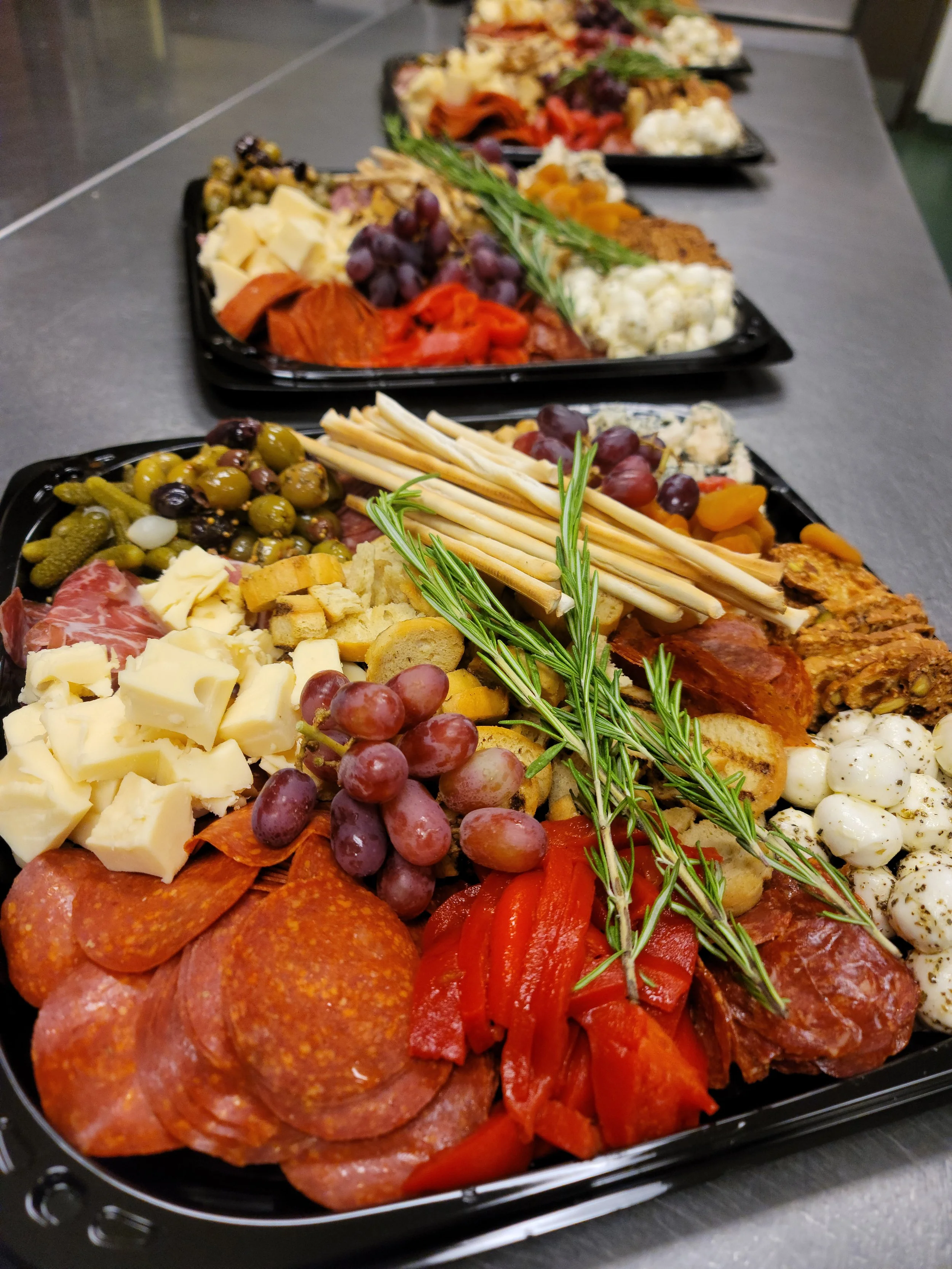 Charcuterie as far as the eye can see