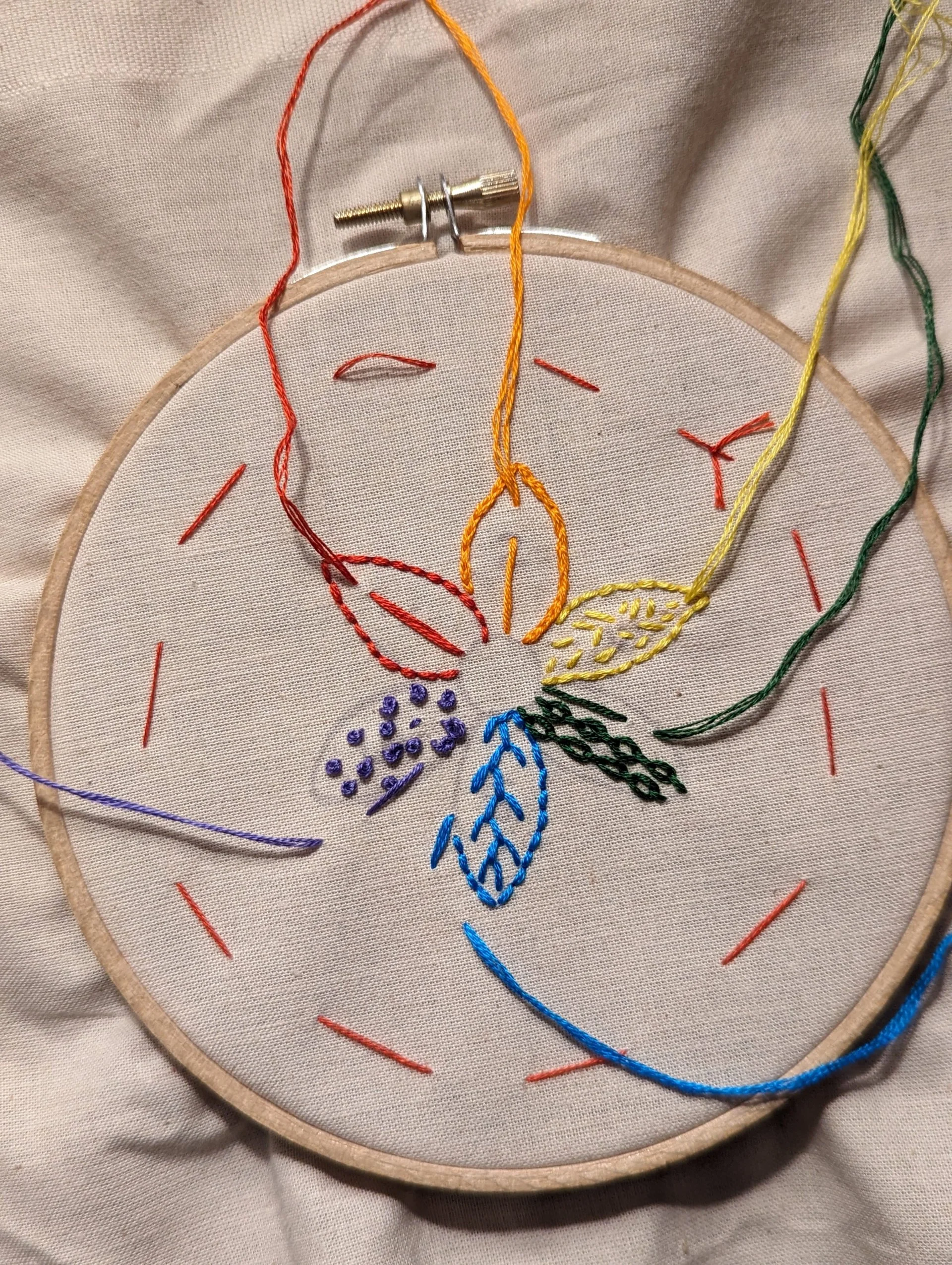 Promotional image of embroidered work