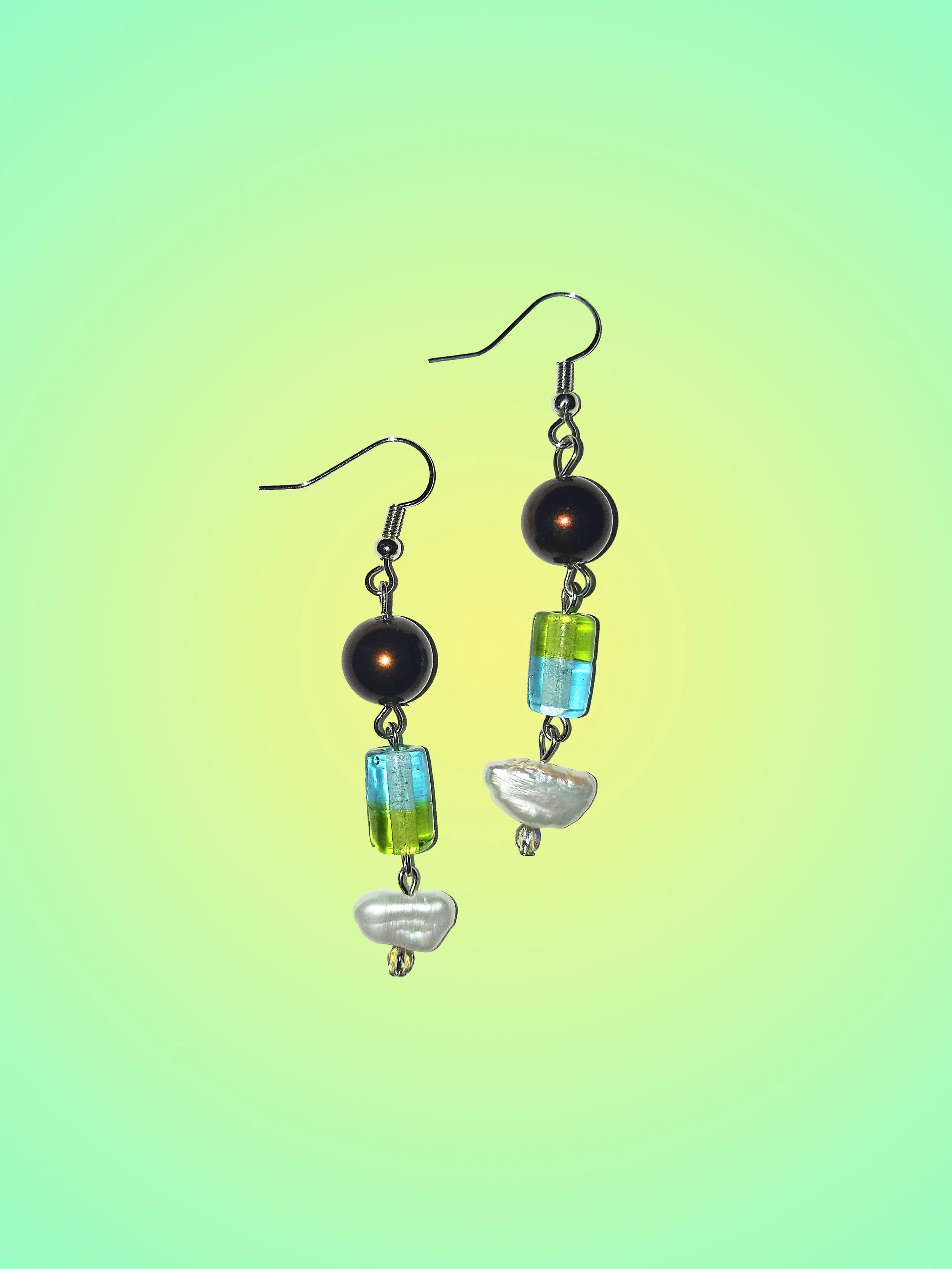 mint choco earrings