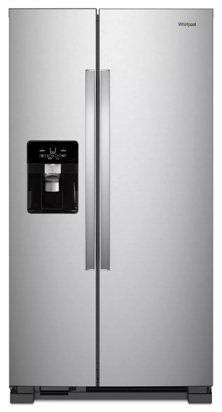 Whirlpool 21.4 cu. ft. Side by Side Refrigerator in Fingerprint Resistant Stainless Finish