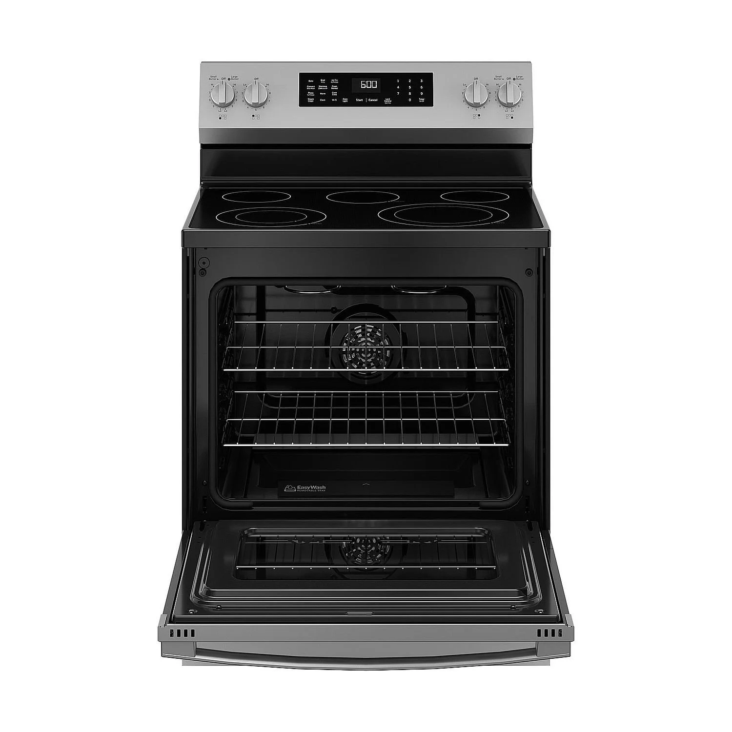 GE 30-Inch Electric Range Convection Oven Smooth Cooktop Stainless Steel inside_result.jpg