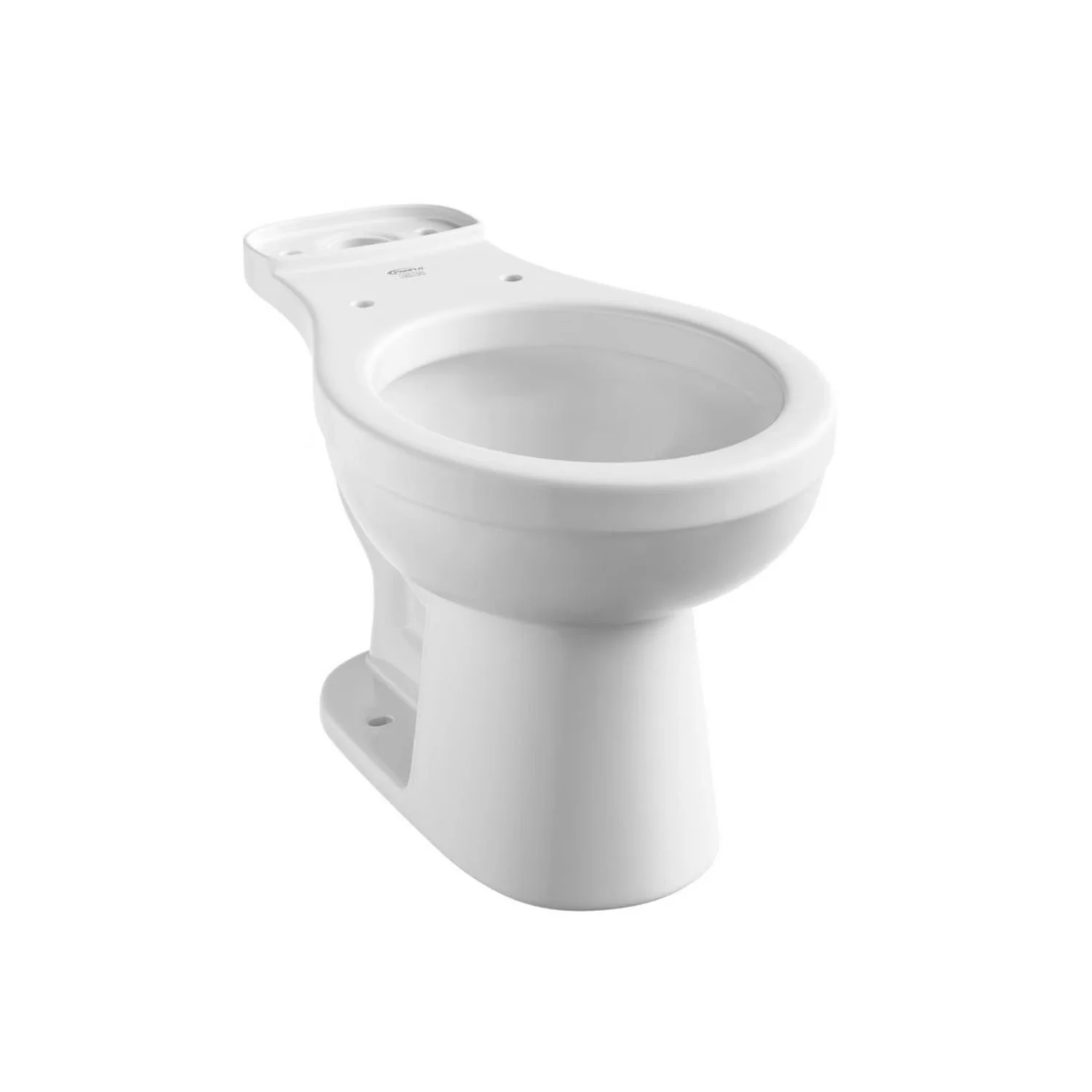 PROFLO Jerritt Standard Height Round Toilet Bowl in White