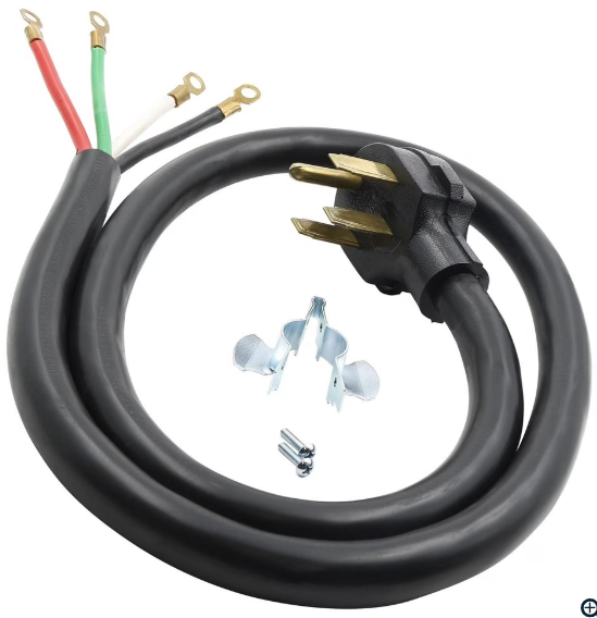 50 Amp 4 ft. Range Cord - 125/250V