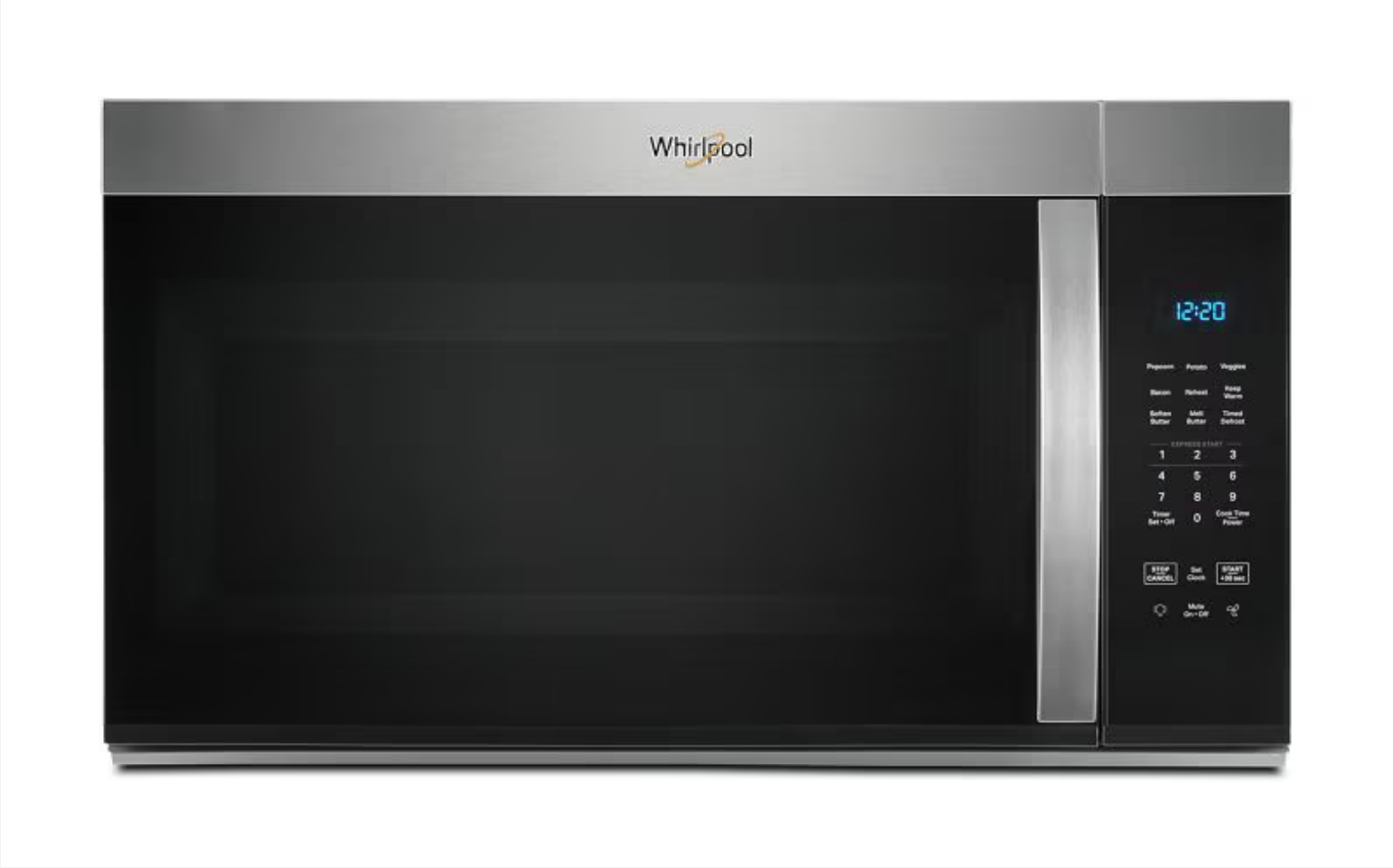 Whirlpool 30 in. Over-the-Range Microwave in Fingerprint Resistant Stainless Steel with Express Cooking Buttons