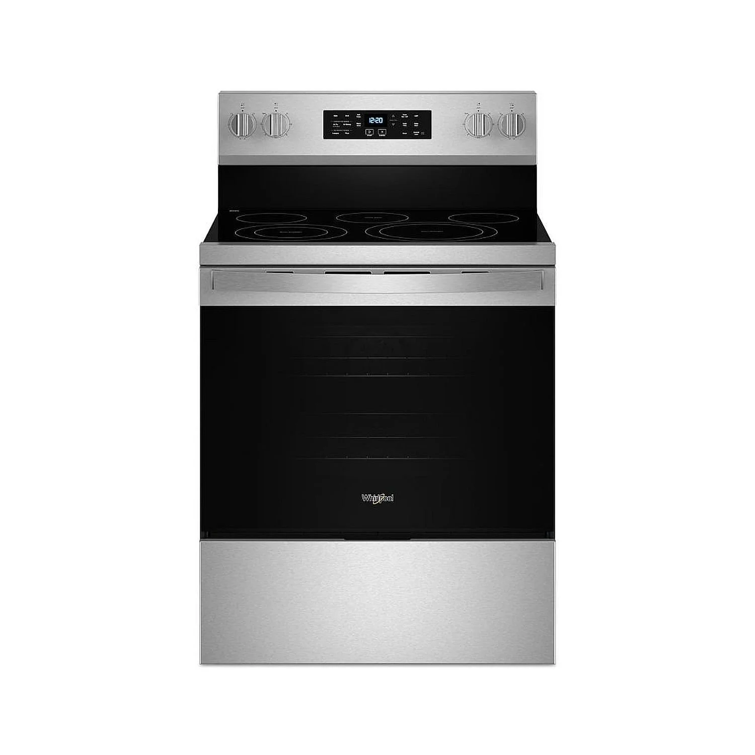 Whirlpool 30-Inch Electric Range Smooth Cooktop Stainless Steel