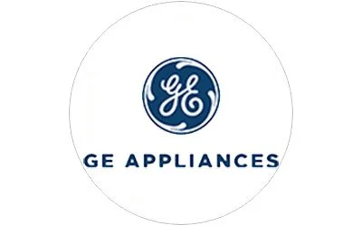 GE Appliances logo with the text 'GE APPLIANCES' beneath it.