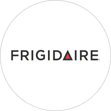 Frigidaire logo on a white background