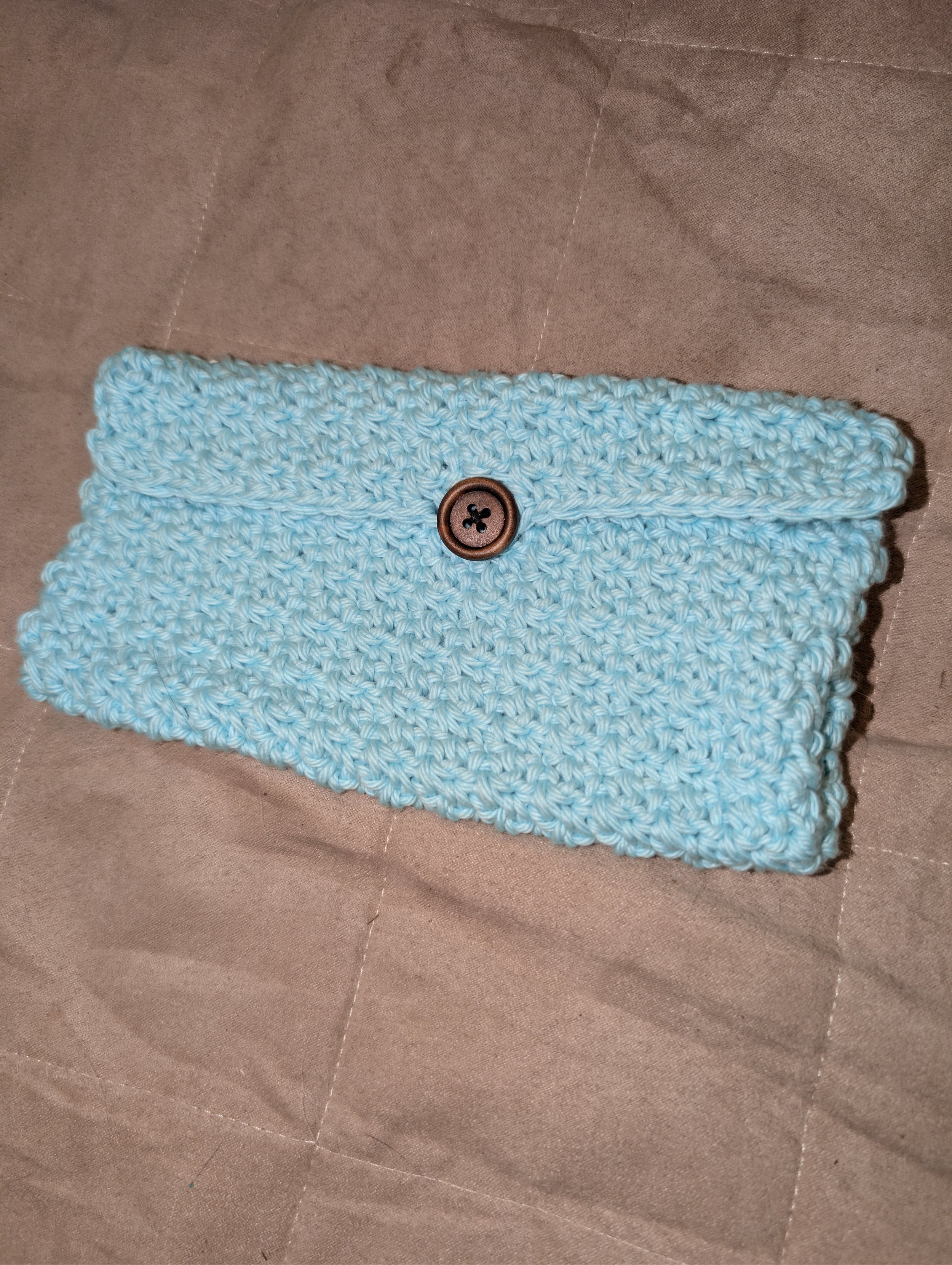 Handmade Crochet Eyeglass & Phone Case Handy Pocket