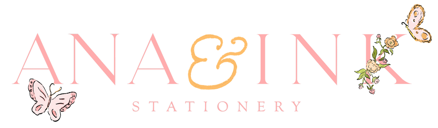 Ana + Ink Stationery