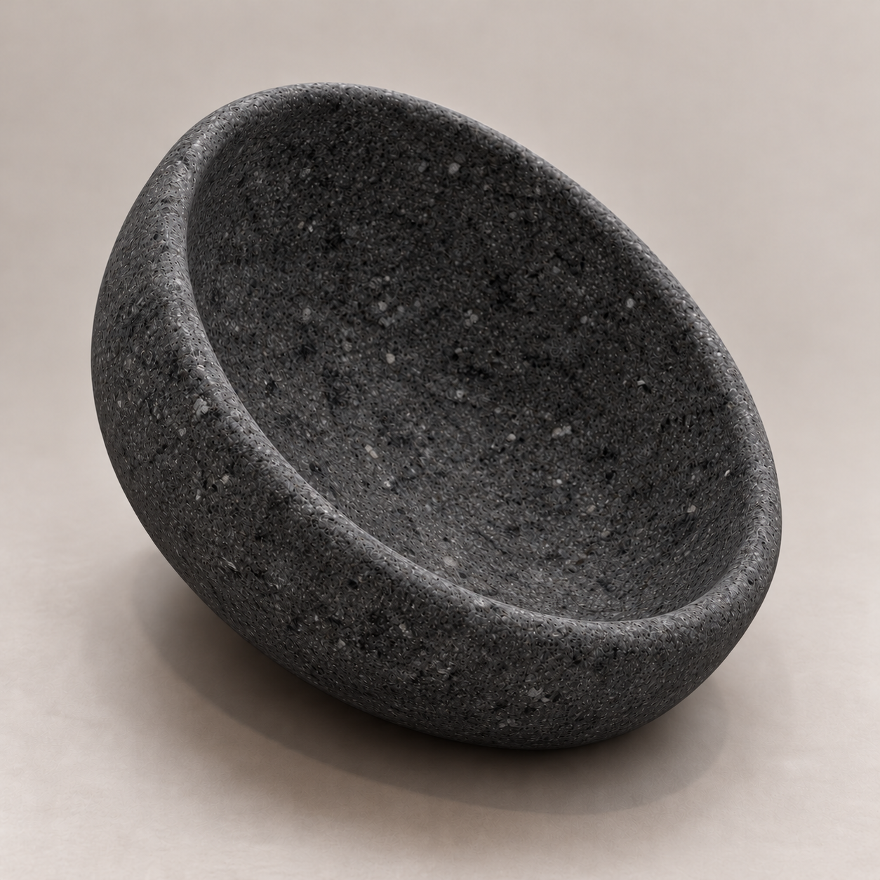 Dark charcoal Trottola stone bowl-2.png