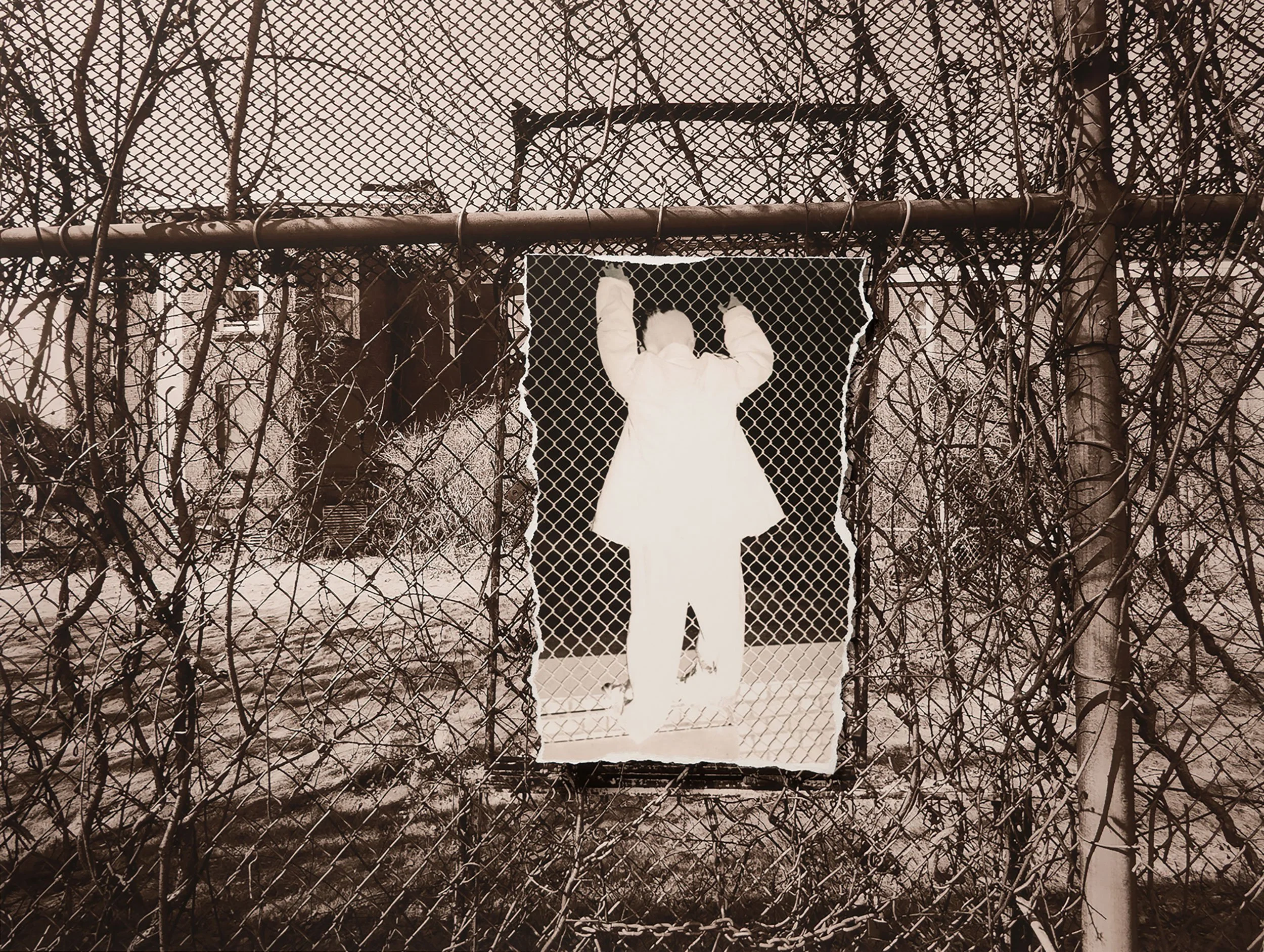 'Hanging Fence' -  archival pigment prints/Dibond, 24 x 32 inches