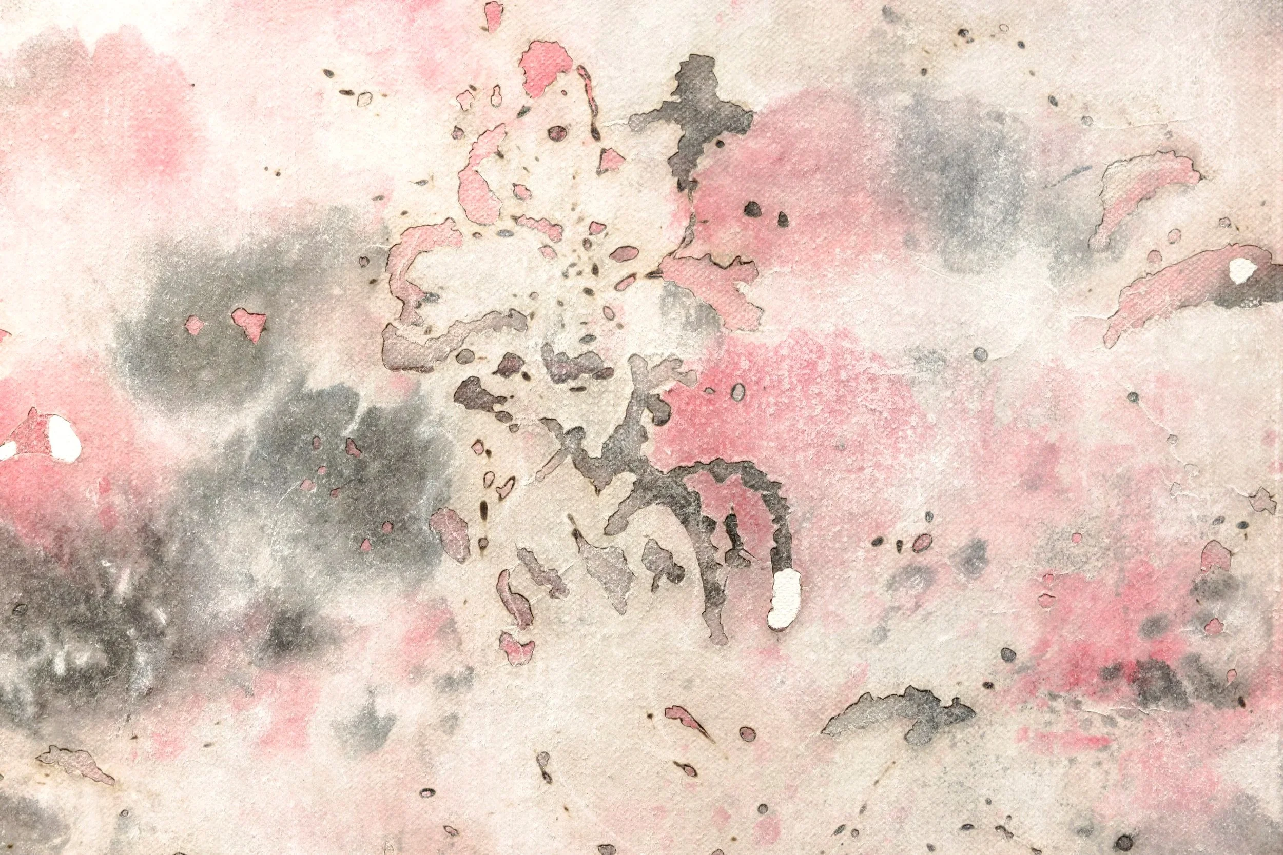 "Ash Fall Flowers", 2025 (detail). Photo: Document Photography.