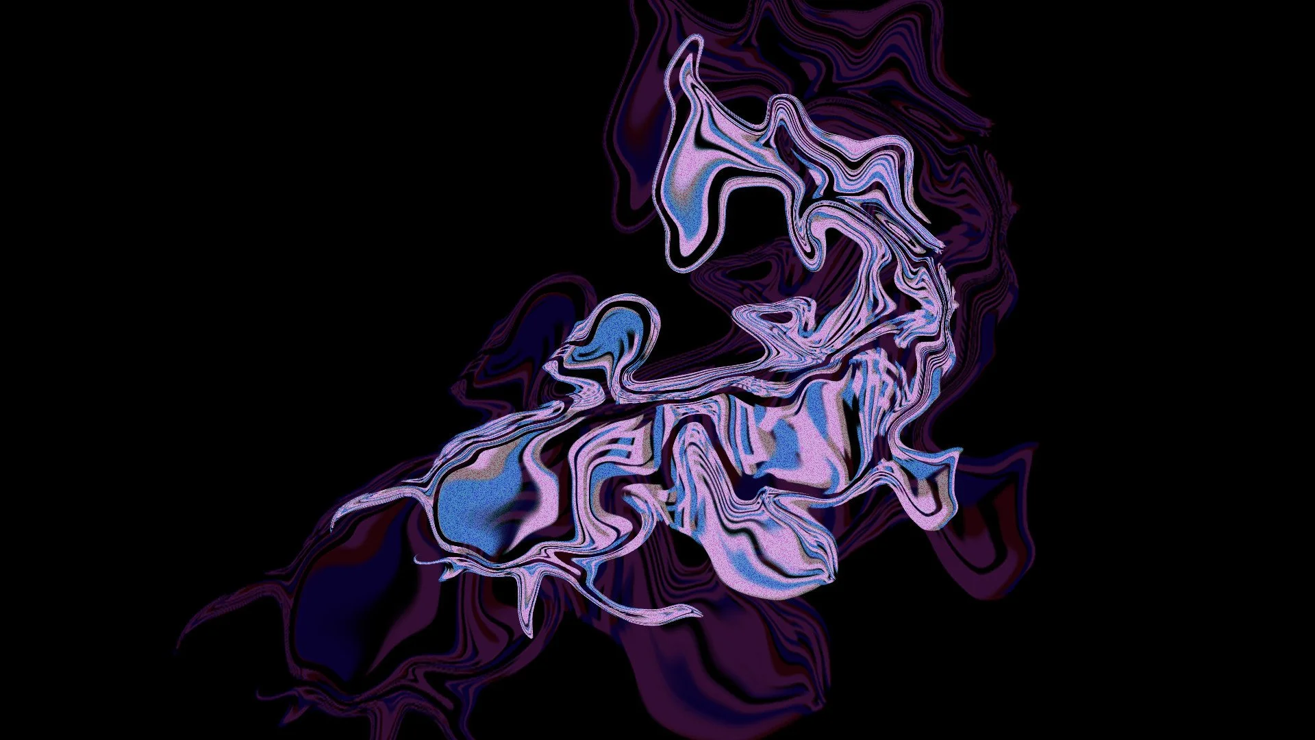 "Fish Song, Bird Song" 2020, digital image. 