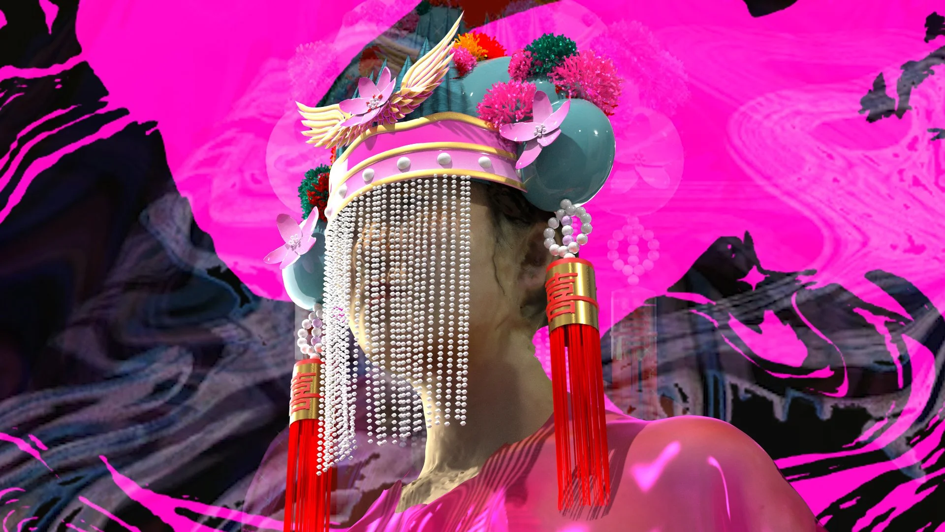 "Fish Song, Bird Song" 2020, video still. 