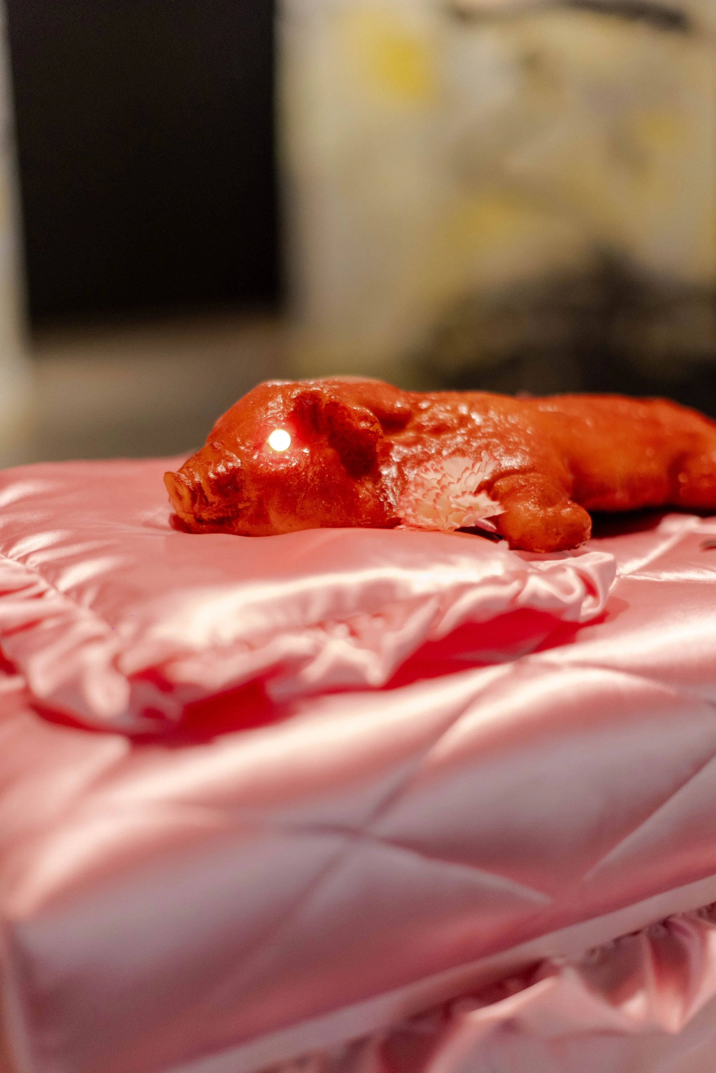 "Chastity Pig 宮紗珠", 2024 (detail). Photo: Maria Boyad.