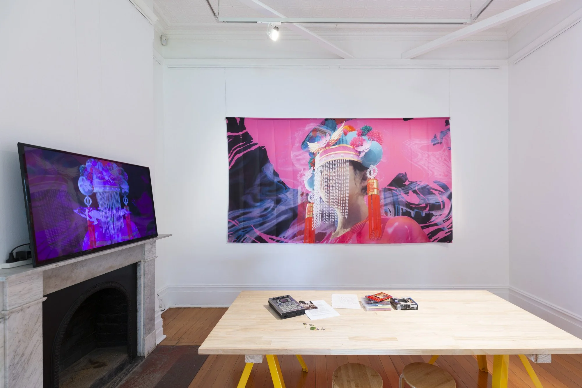 "Fish Song, Bird Song", 2022. Installation view, 52 ACTIONS, Penrith Regional Gallery, Sydney. Photo: Document Photography