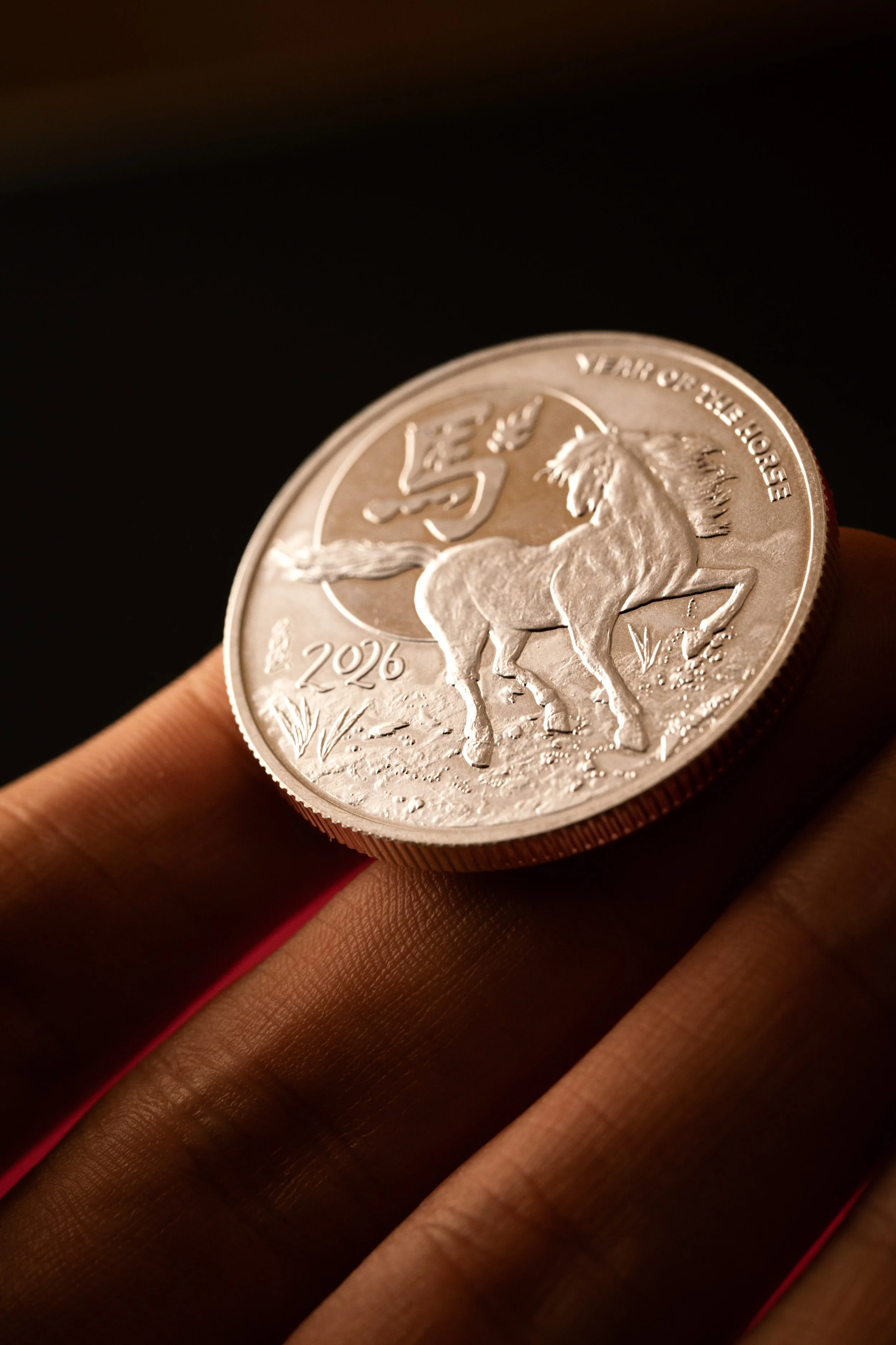 "The Fire Horse" 1 oz silver coin.