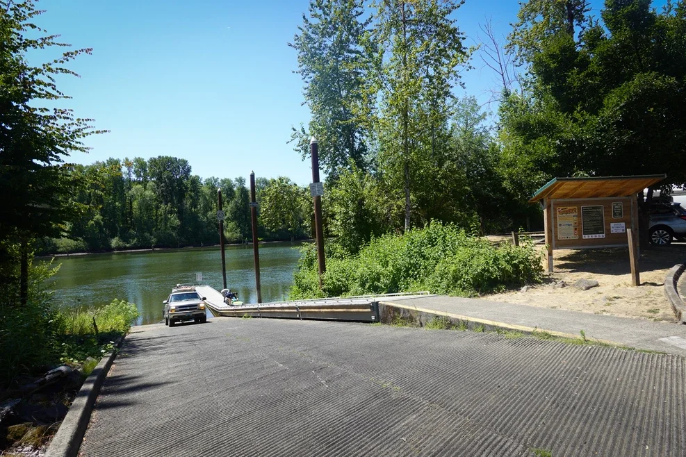 Sauvie Island boat ramp