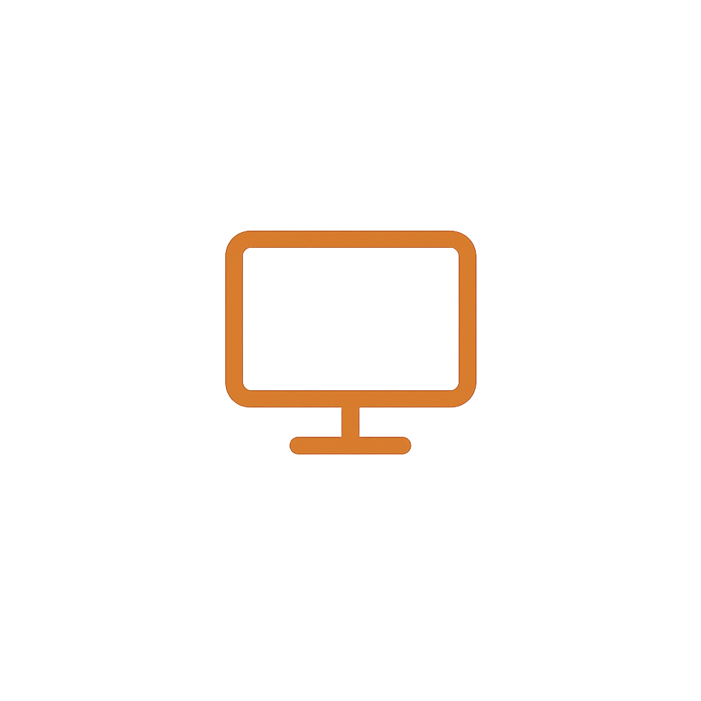 Illustration of a computer monitor connected to a Wi-Fi router, with an upward arrow indicating upload and a downward arrow indicating download, representing internet data transfer.