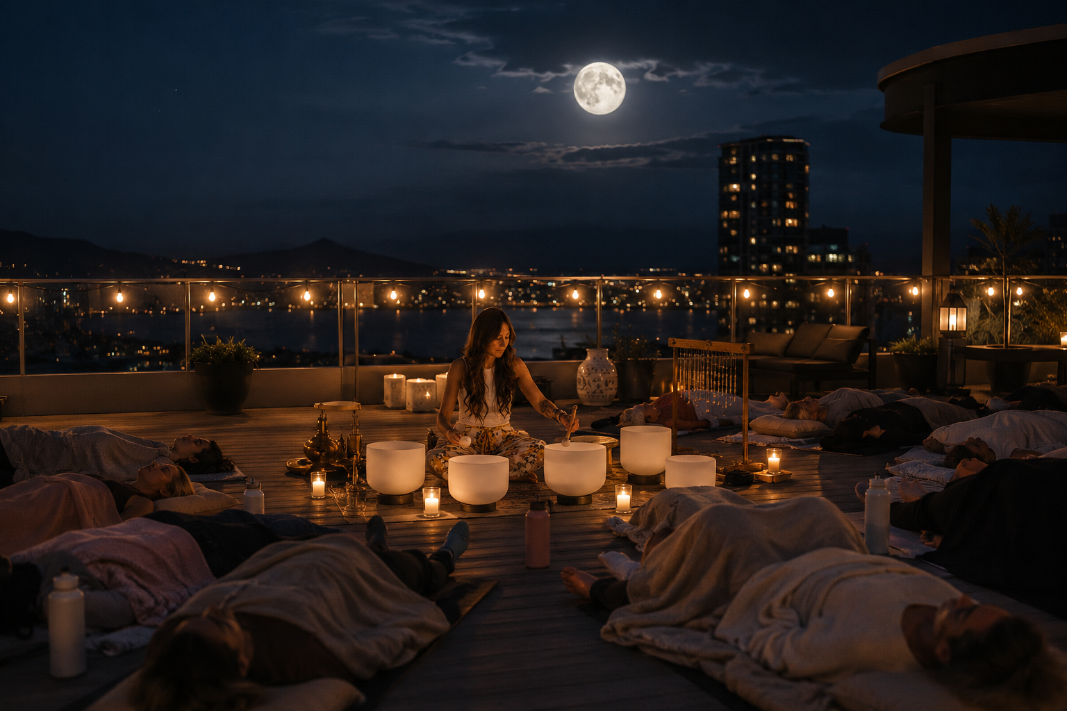 Full Moon: Rooftop Breathwork &amp; Sound Bath