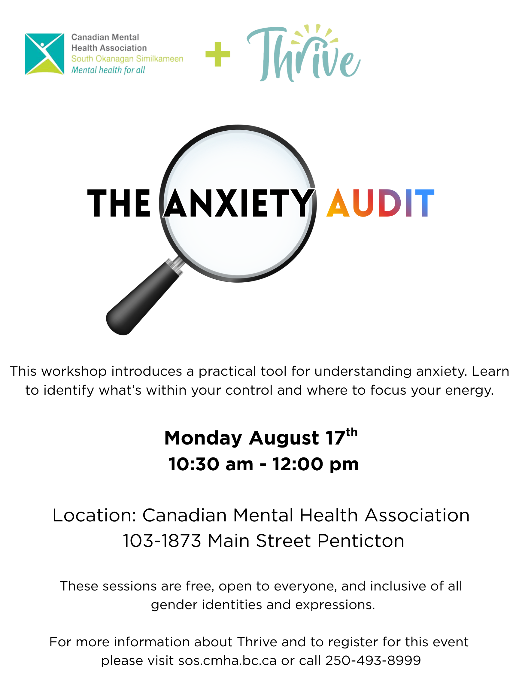 The Anxiety Audit Workshop