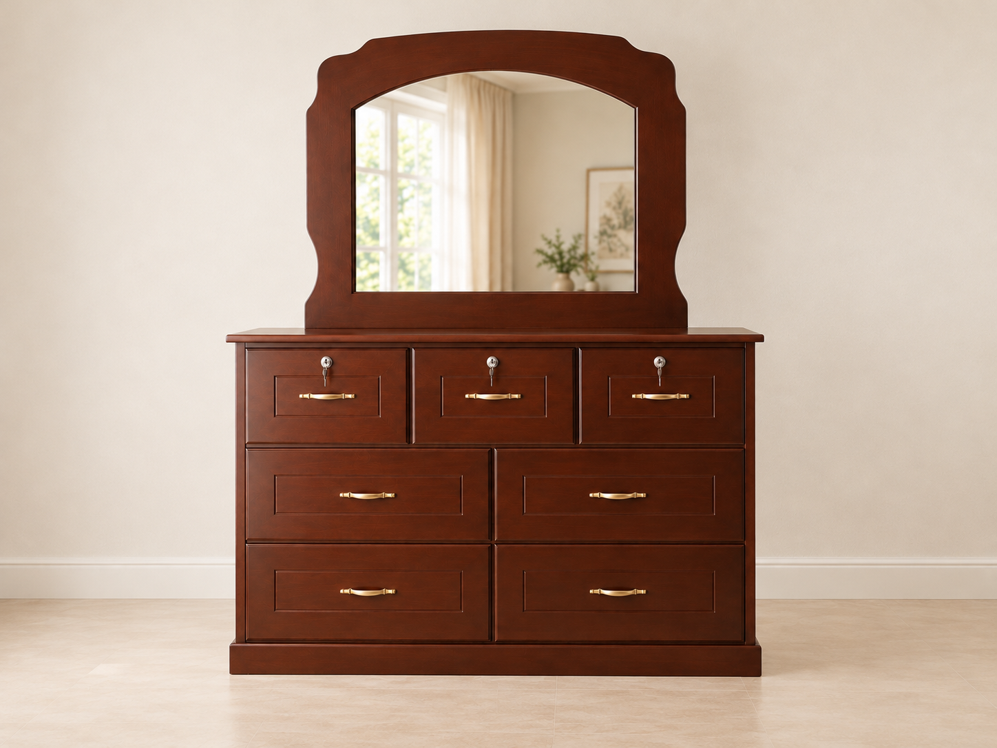 Cómoda de madera con espejo-2.png