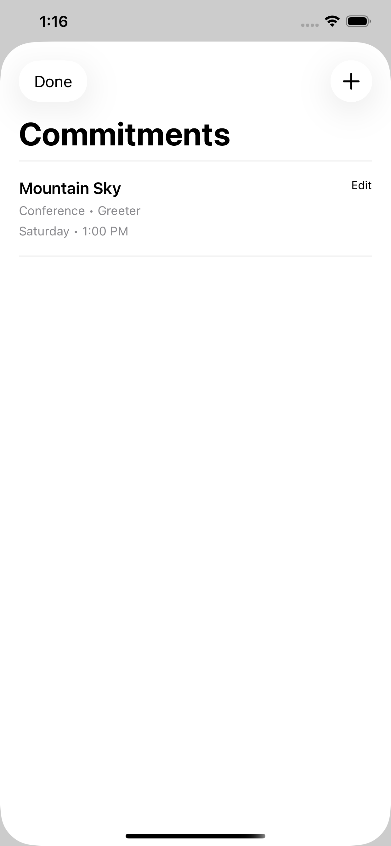 Commitment View v 1.0