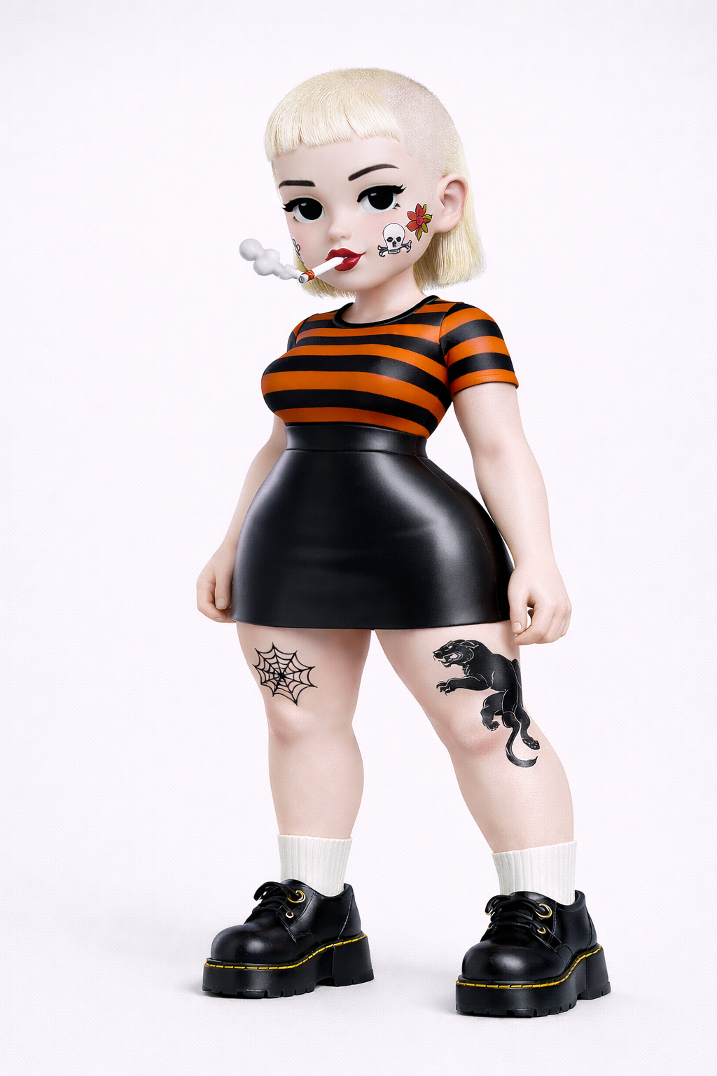 Bad Bold Girl Toy Concept