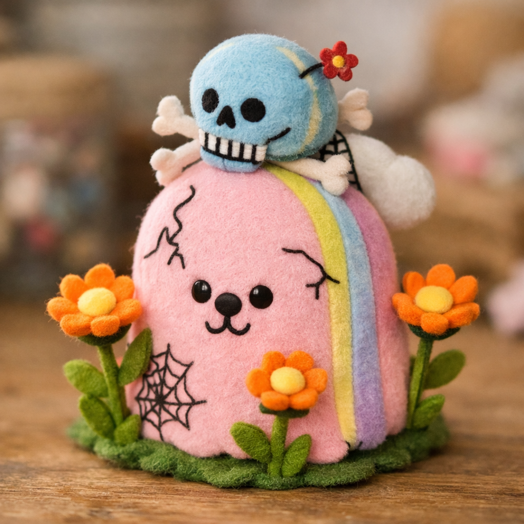 Life is Short Felted Toy Concept