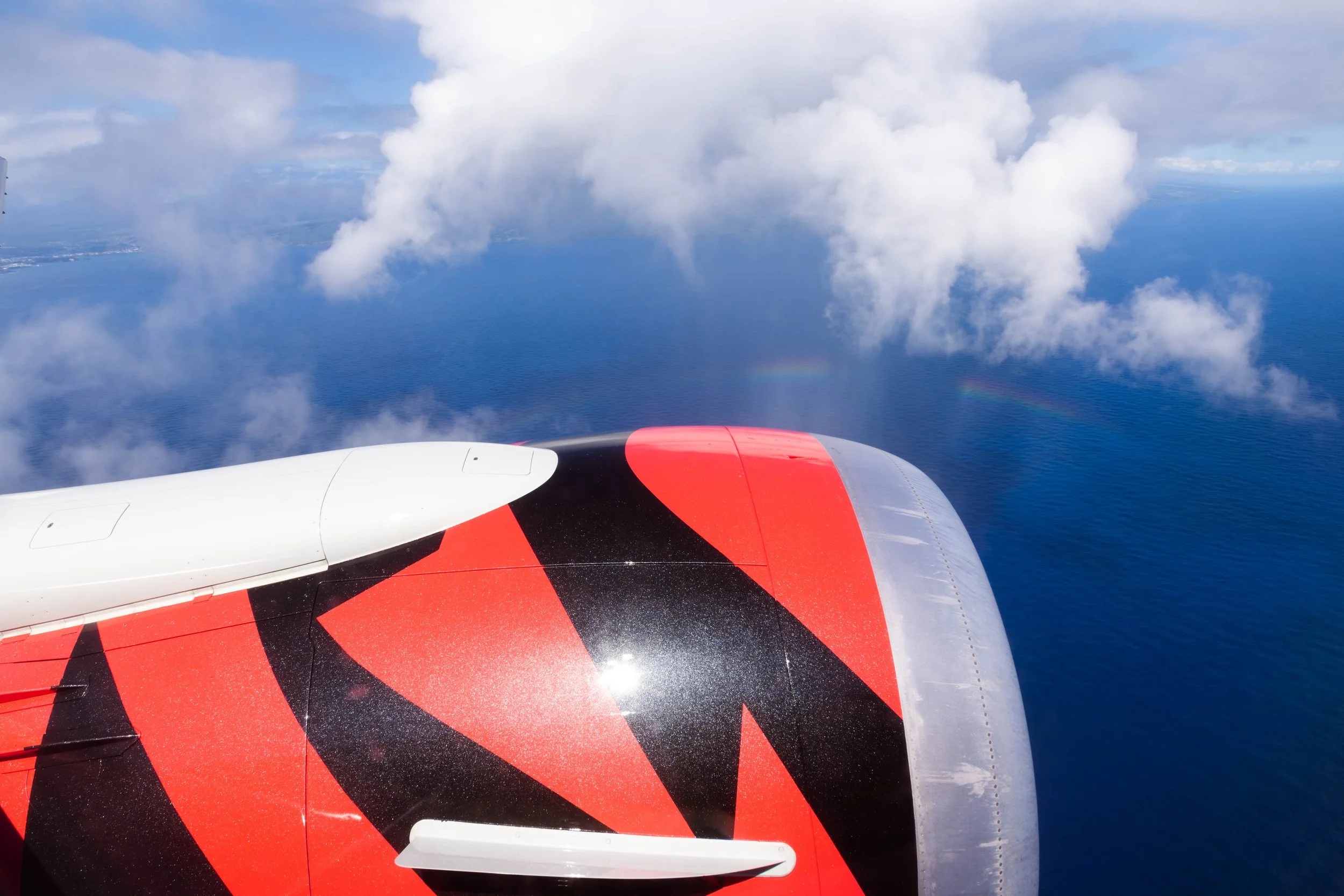 May 2023 - View out the window on the first flight of Imua One from Hilo to Kona.