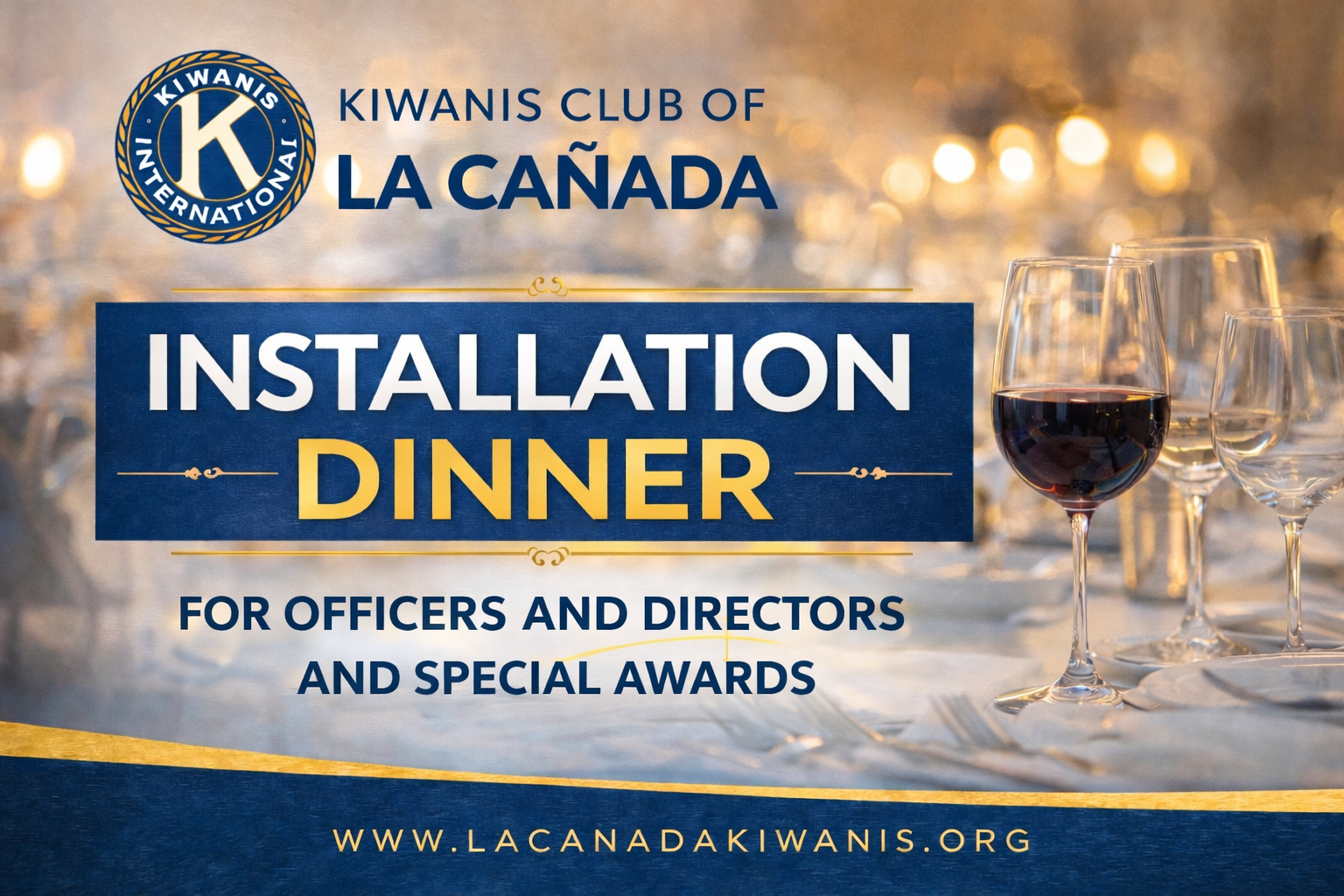 Kiwanis Installation Dinner for Officers and Directors 