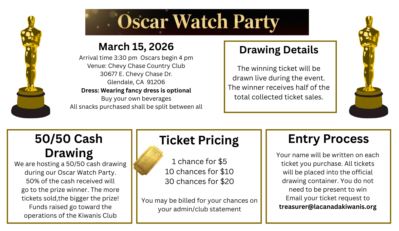 Oscar Watch Party