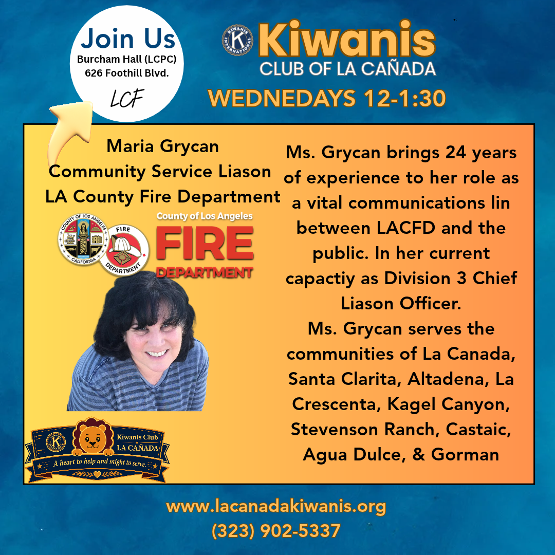 Maria Grycan                              LA County Fire