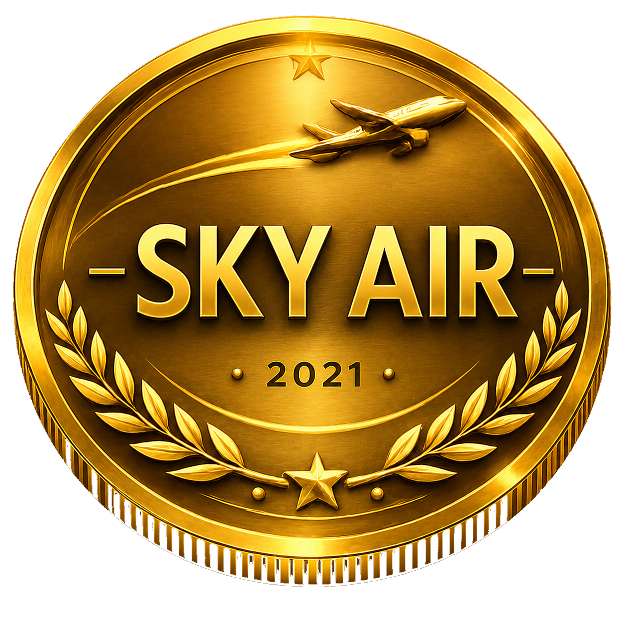 Sky Air 2021 gold seal badge