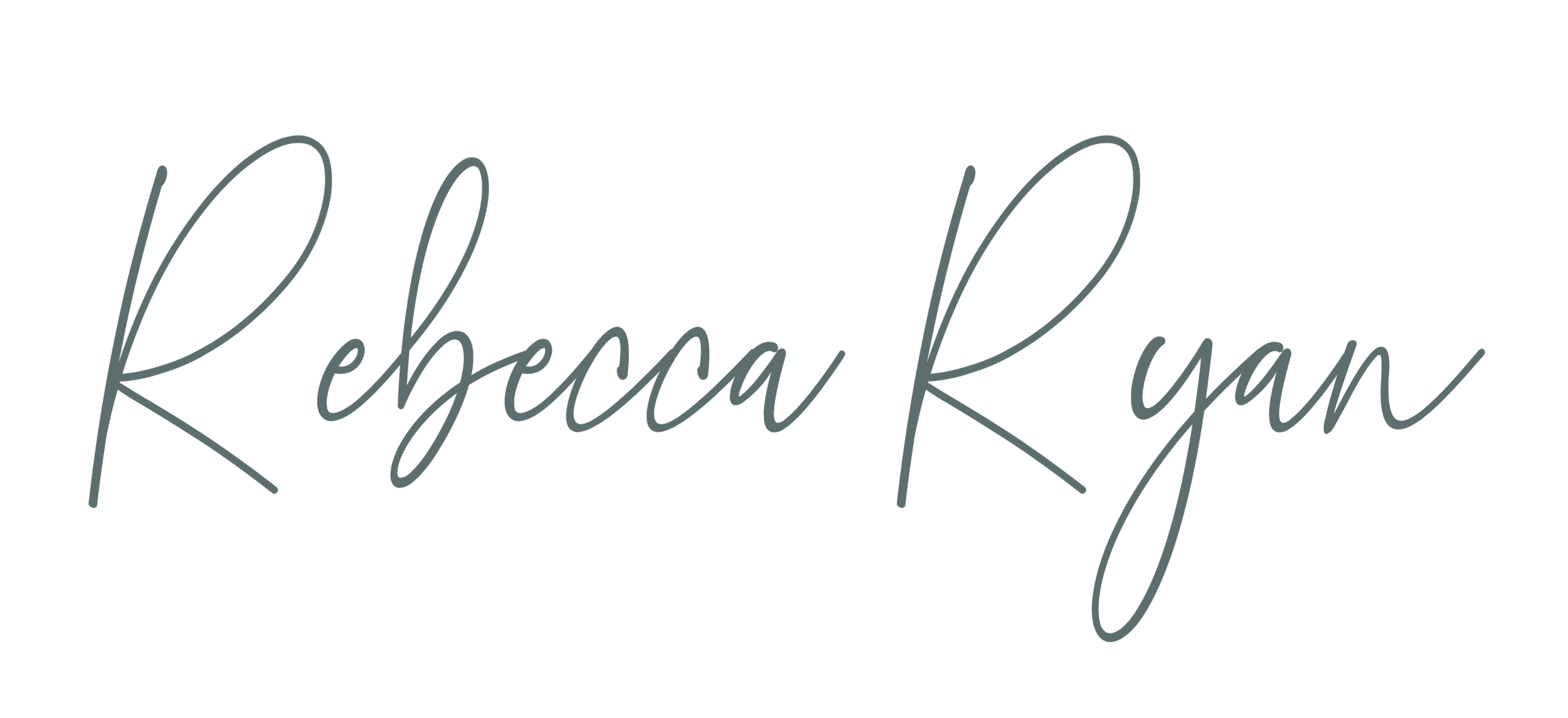 A black background with the text ‘Rebeca Kay’ written in a stylish, cursive font.