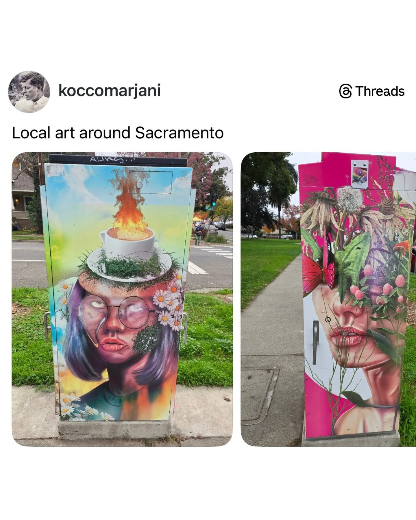 In SAC, art is kinda everywhere you look! 😍

Local artists really use the whole city as their canvas, and we love it!

📷: koccomarjani