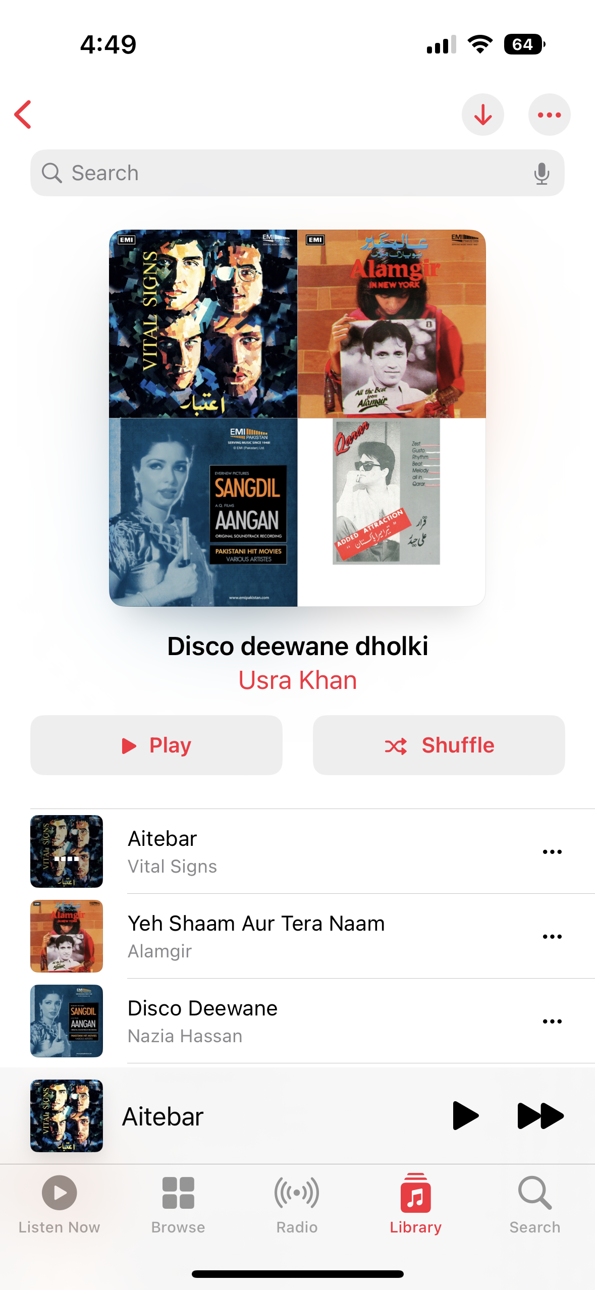 I believe the mood of an event is greatly dictated by the music. I worked on this playlist for weeks curating the vibe I had in mind. I did not want to limit myself and others around me to music from the 70s Pakistan scene, instead, the music dates f