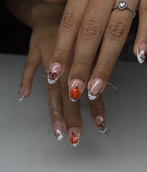 halloween nail design