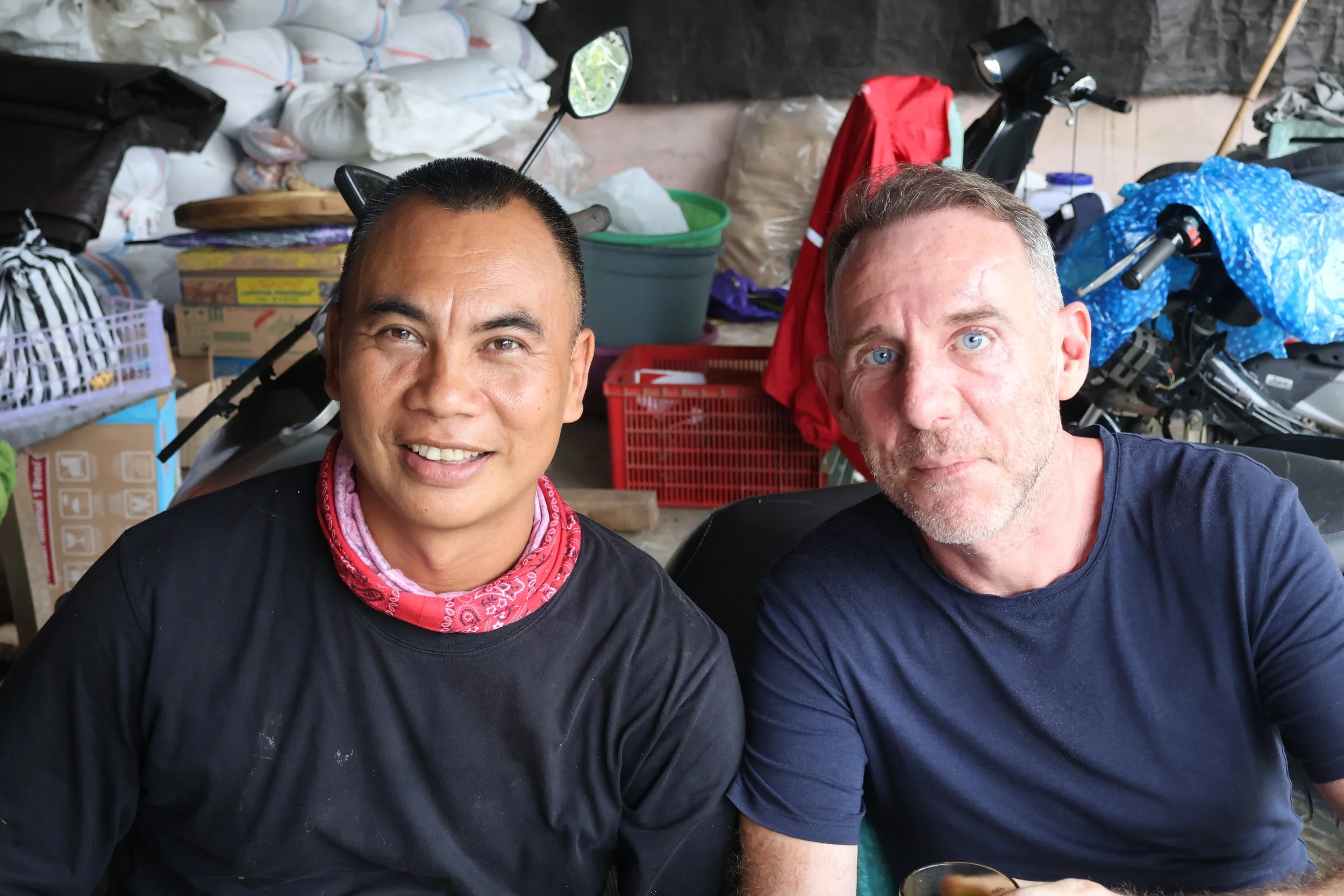 Co-Founder & commissioner of Musafir Single Origins with one of our partner coffee farmers - Premium Indonesian Green Coffee Beans Exporter