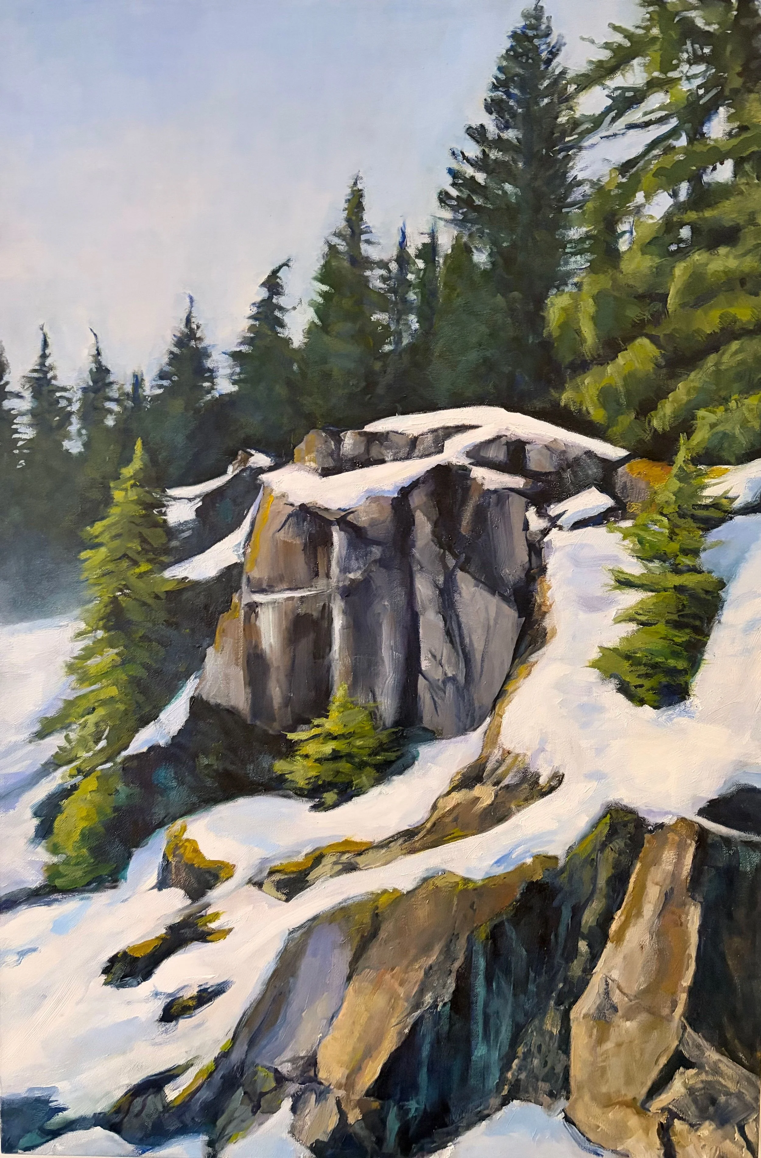 Nita Lake, 24x36, oil on canvas, $1000