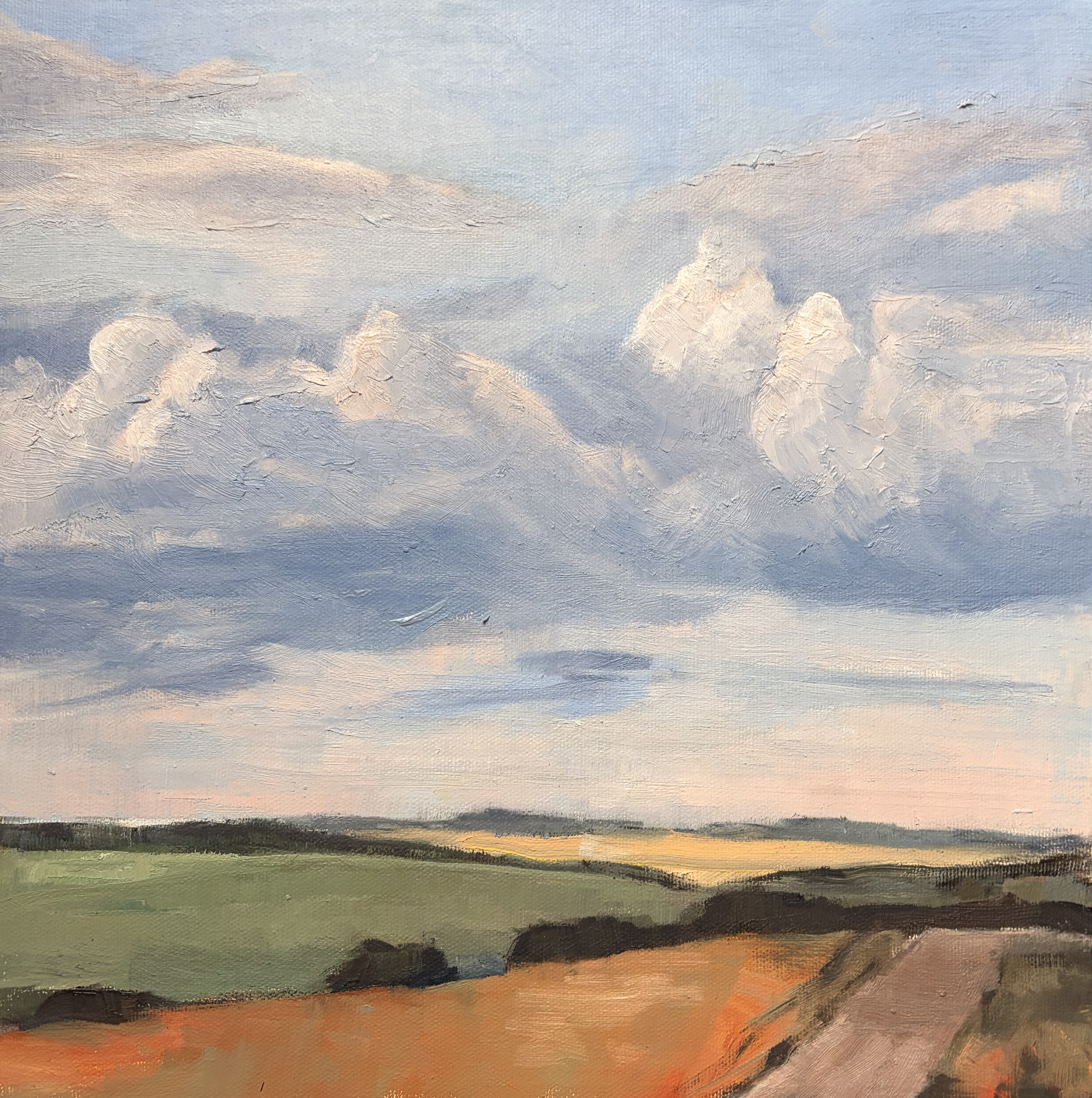 Road to Togo, 12"x12", oil on canvas, $350